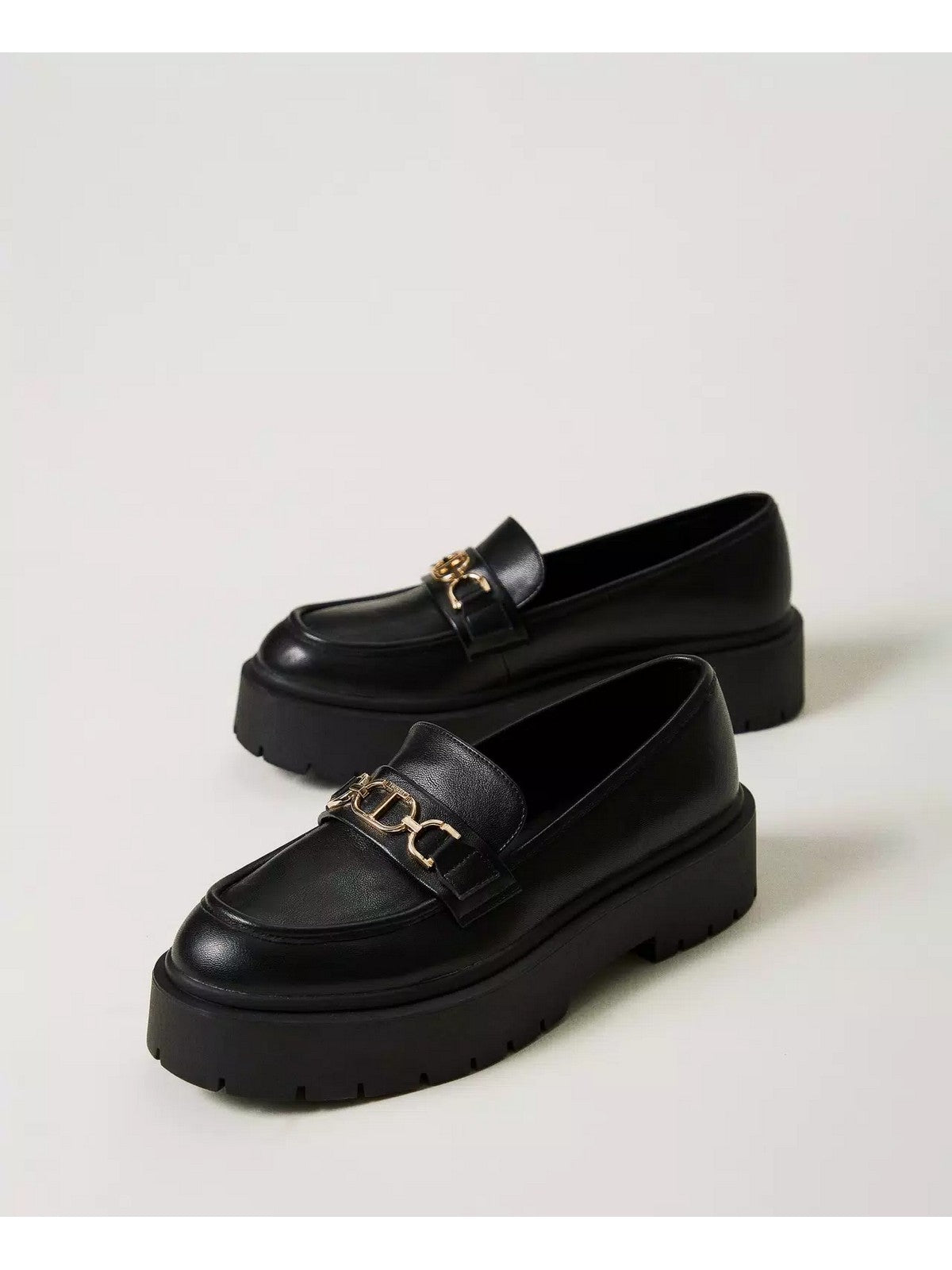 TWINSET Mocassino Donna  242TCP060 00006 Nero gioboutiqueweb