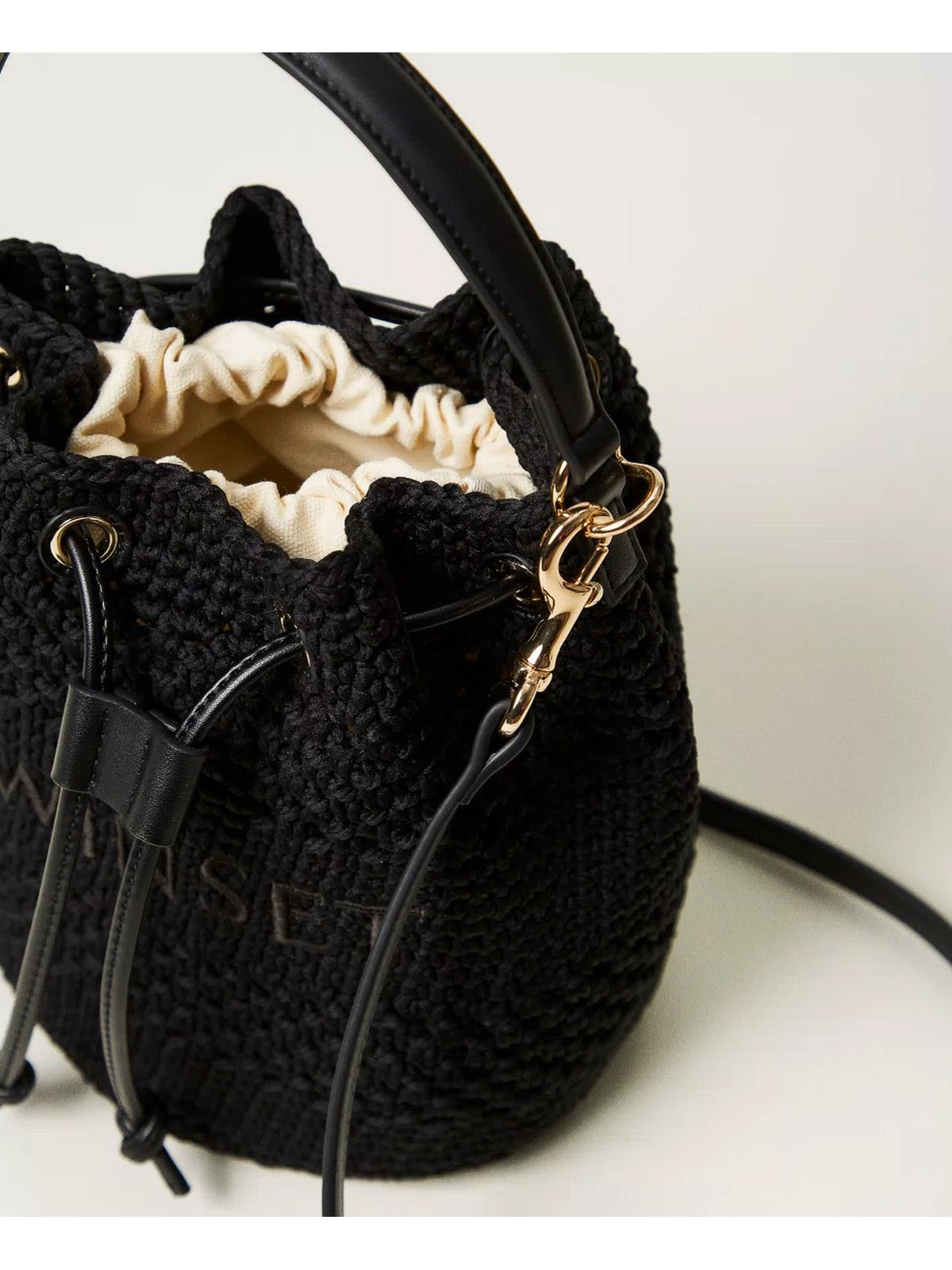 TWINSET Borsa Donna  251TD8111 00006 Nero gioboutiqueweb