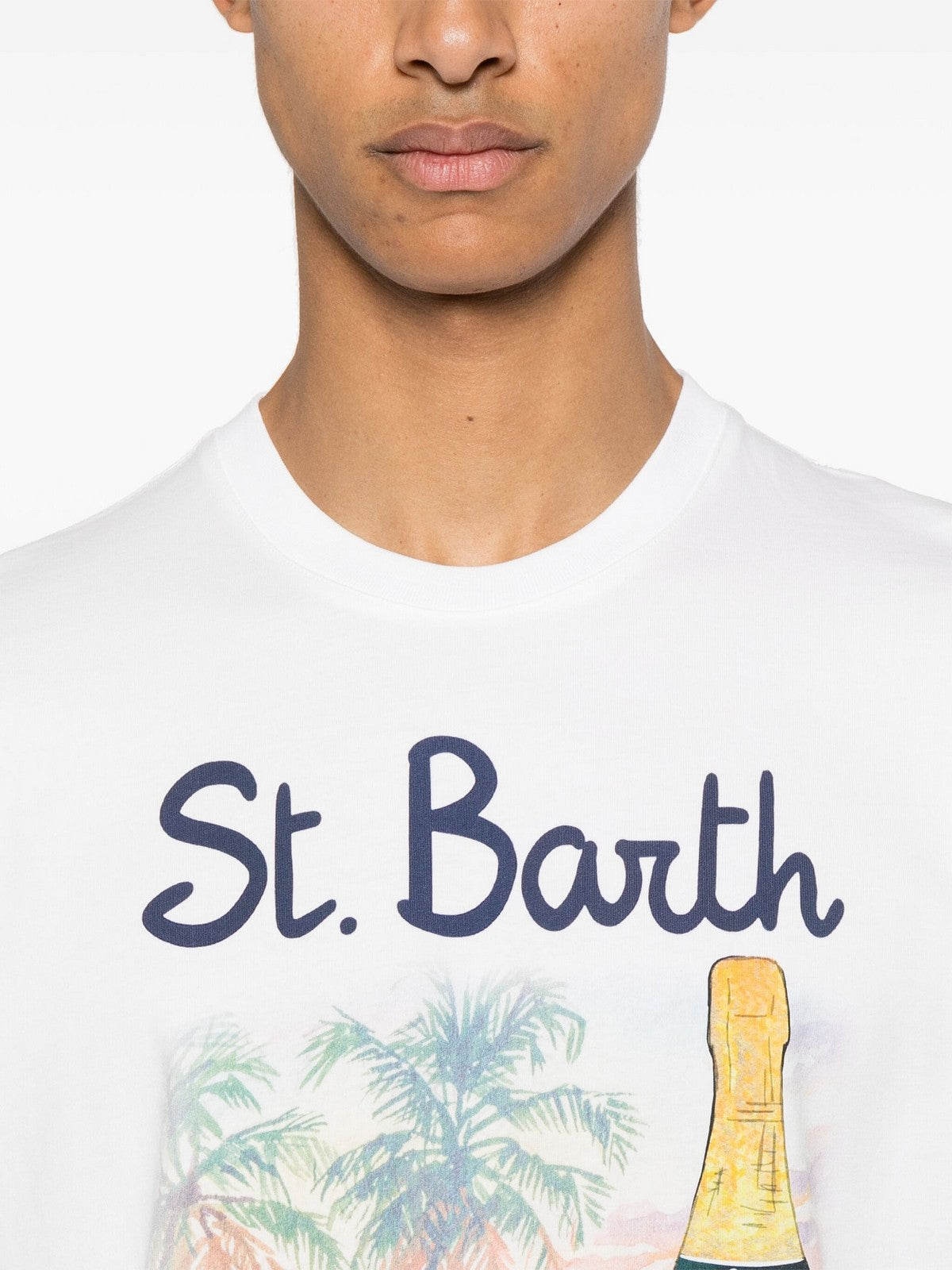 MC2 Saint Barth Camiseta y Polo Men Camiseta Man 04519f White