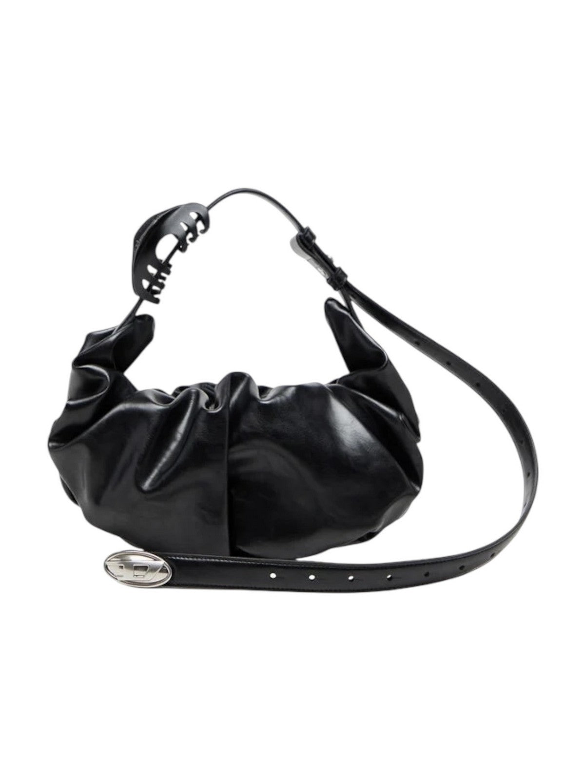 DIESEL Borsa Donna GRAB-D 2.0 GRAB-D HOBO S SHOULDER BAG X10479 P8657 T8013 001 - BLACK