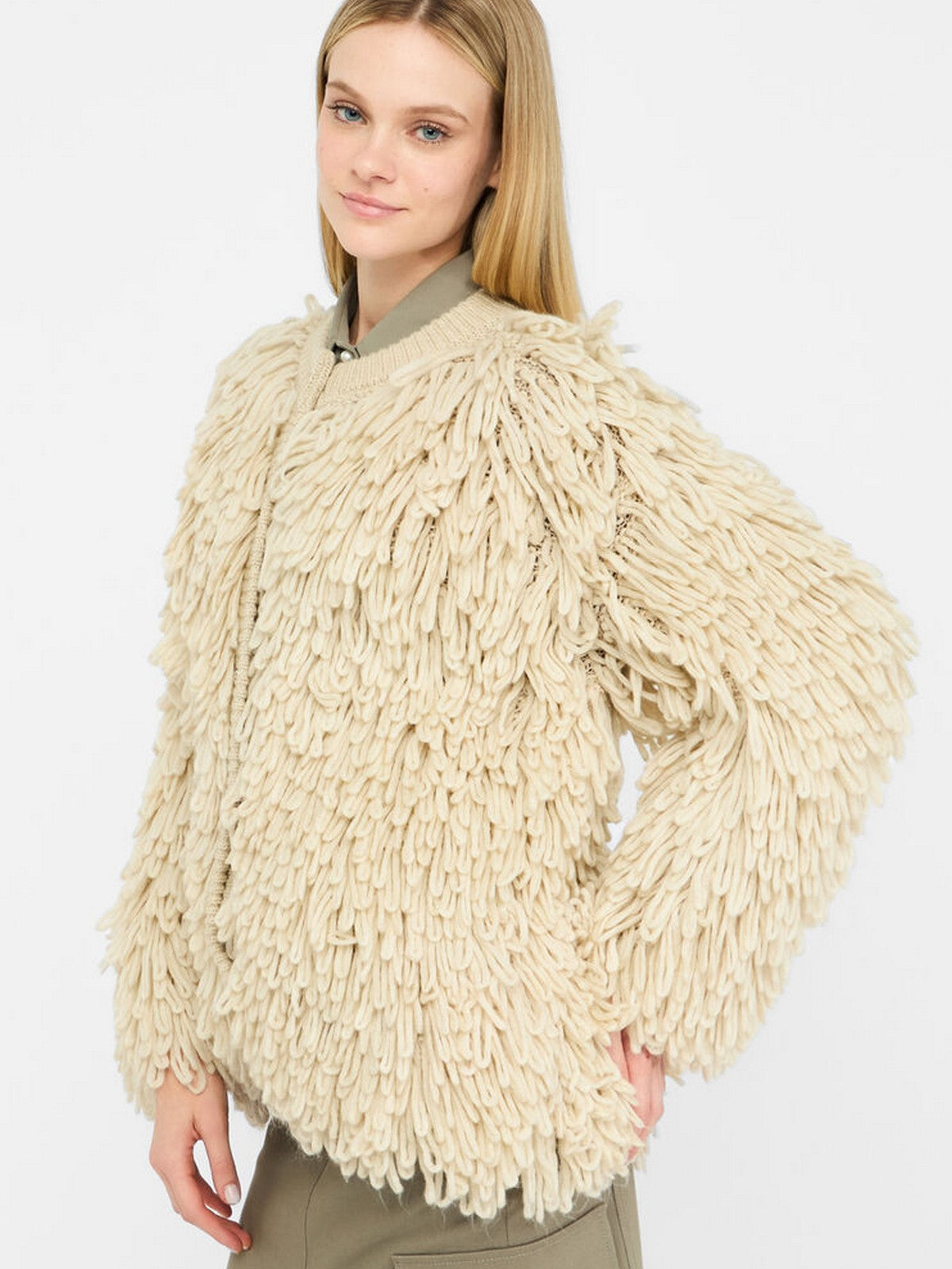 LIU JO BLACK Pelliccia Donna  CF5314MA88Q X0715 STUCCO