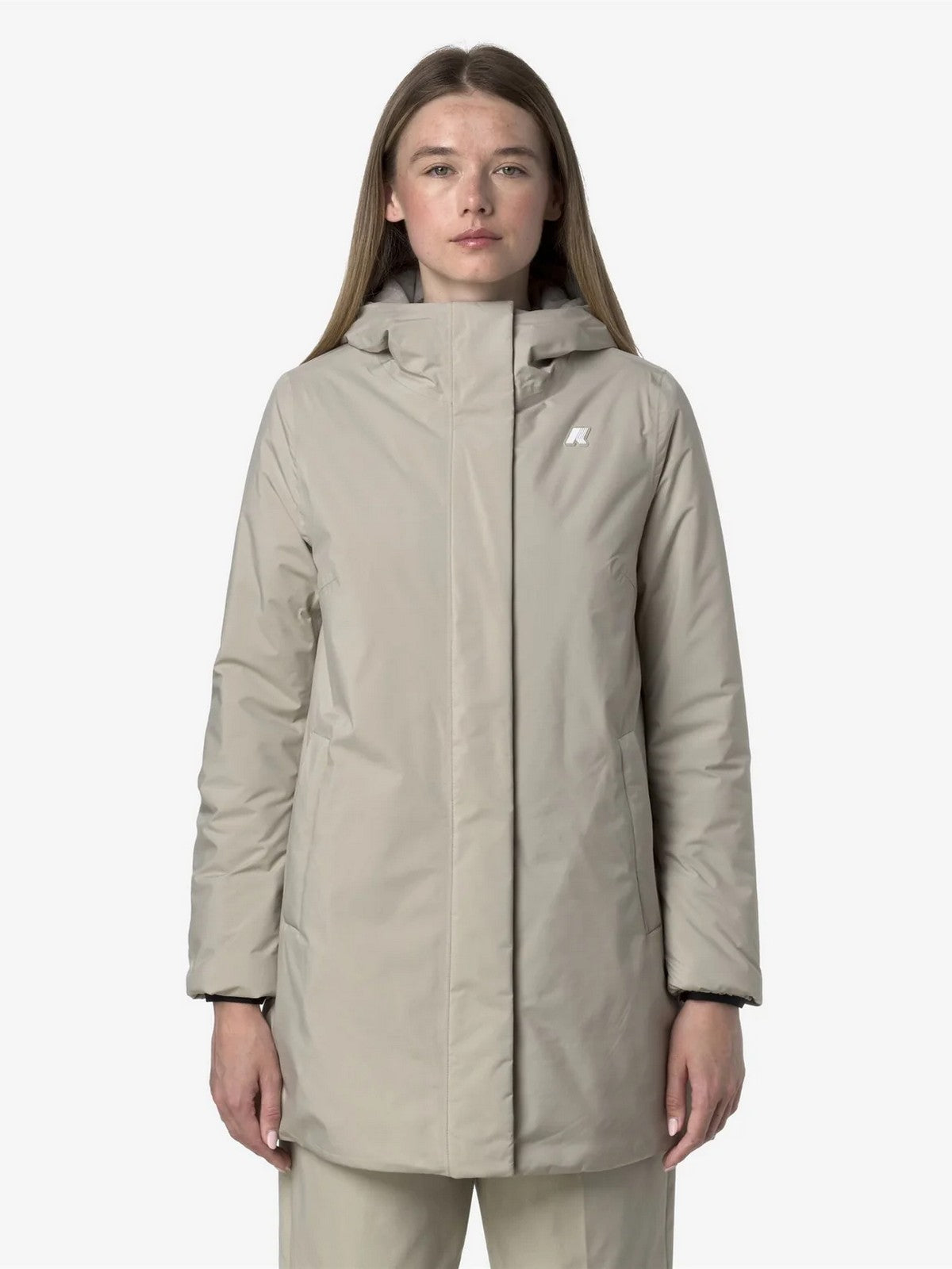 K-WAY Giubbino Donna SOPHIE SOFT TOUCH MARMOTTA K71326W B2X Beige Cashmere - Gre