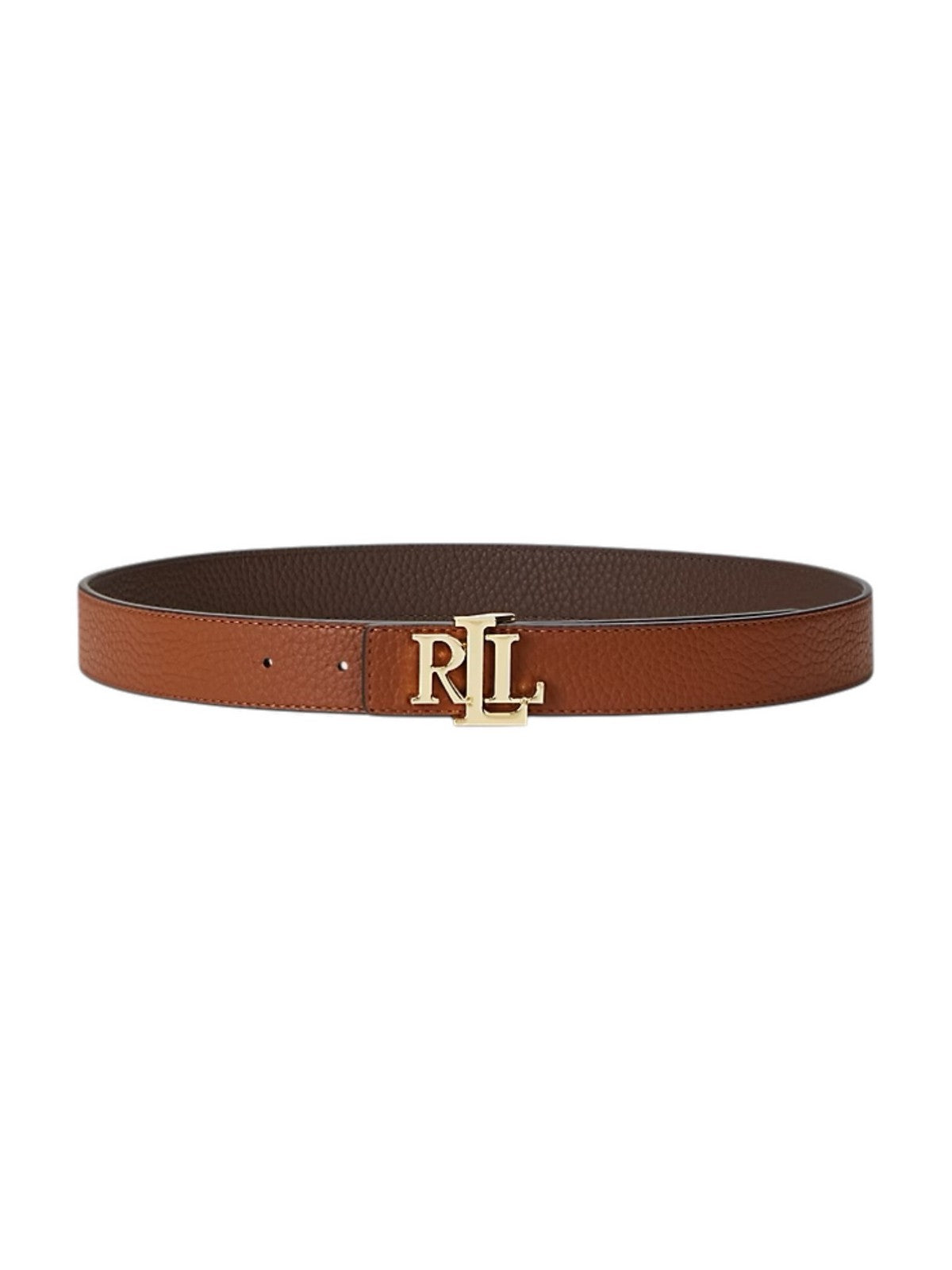 LAUREN RALPH LAUREN Cintura Donna REV LRL 30-BELT-MEDIUM LAUREN TAN/DARK BROWN - 412912039 002