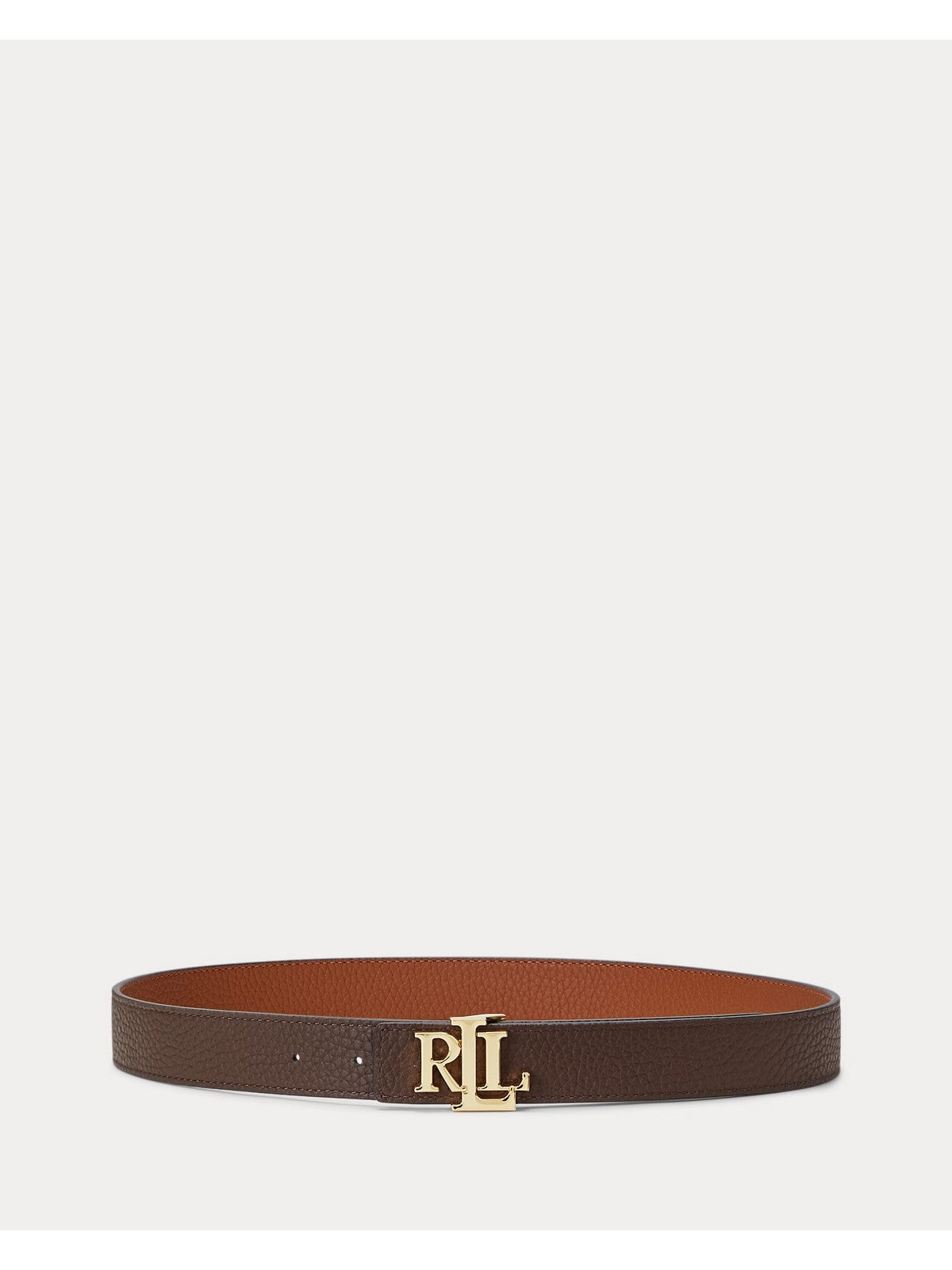 LAUREN RALPH LAUREN Cintura Donna REV LRL 30-BELT-MEDIUM LAUREN TAN/DARK BROWN - 412912039 002