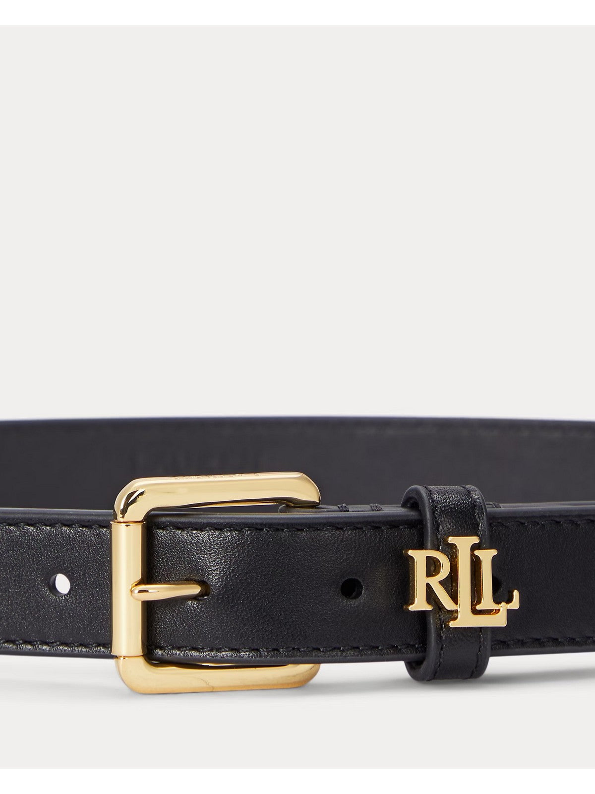 LAUREN RALPH LAUREN Cintura Donna LGO KPPER 25-BELT-SKINNY 412968763 001 BLACK