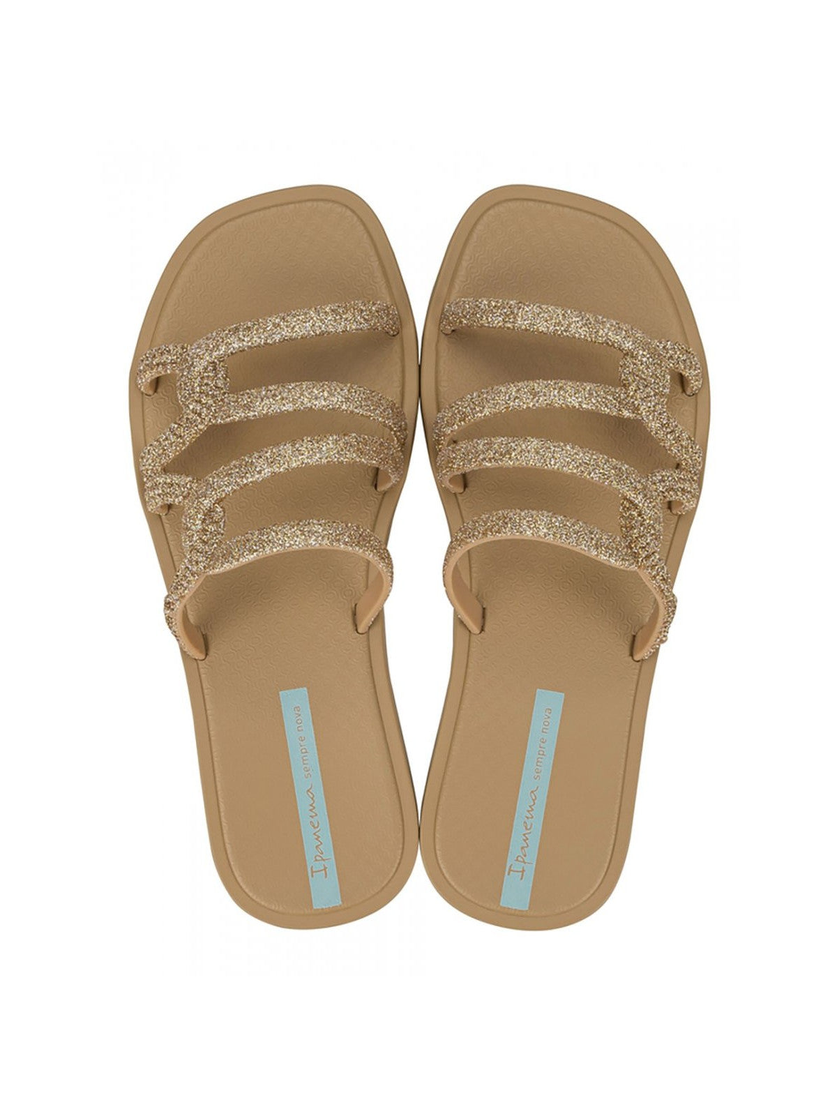 IPANEMA Ciabatta Donna  BEIGE/GLITTER/GREEN - IP.27286 BB955