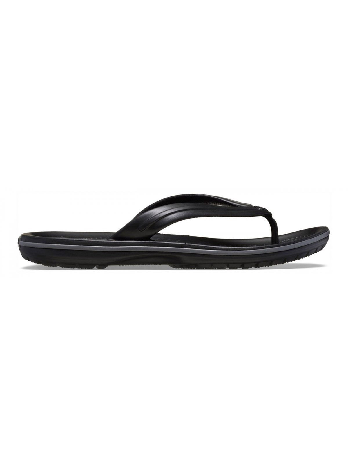 CROCS Infradito Uomo Crocband Flip U BLACK/SLATE GREY - 11033 0DD