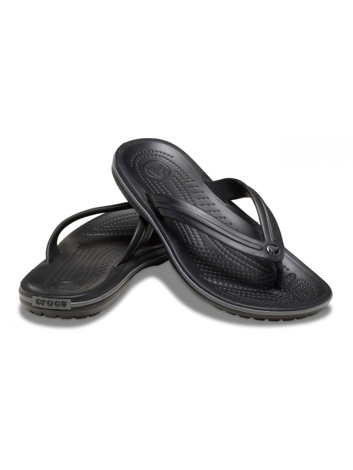 CROCS Infradito Uomo Crocband Flip U BLACK/SLATE GREY - 11033 0DD