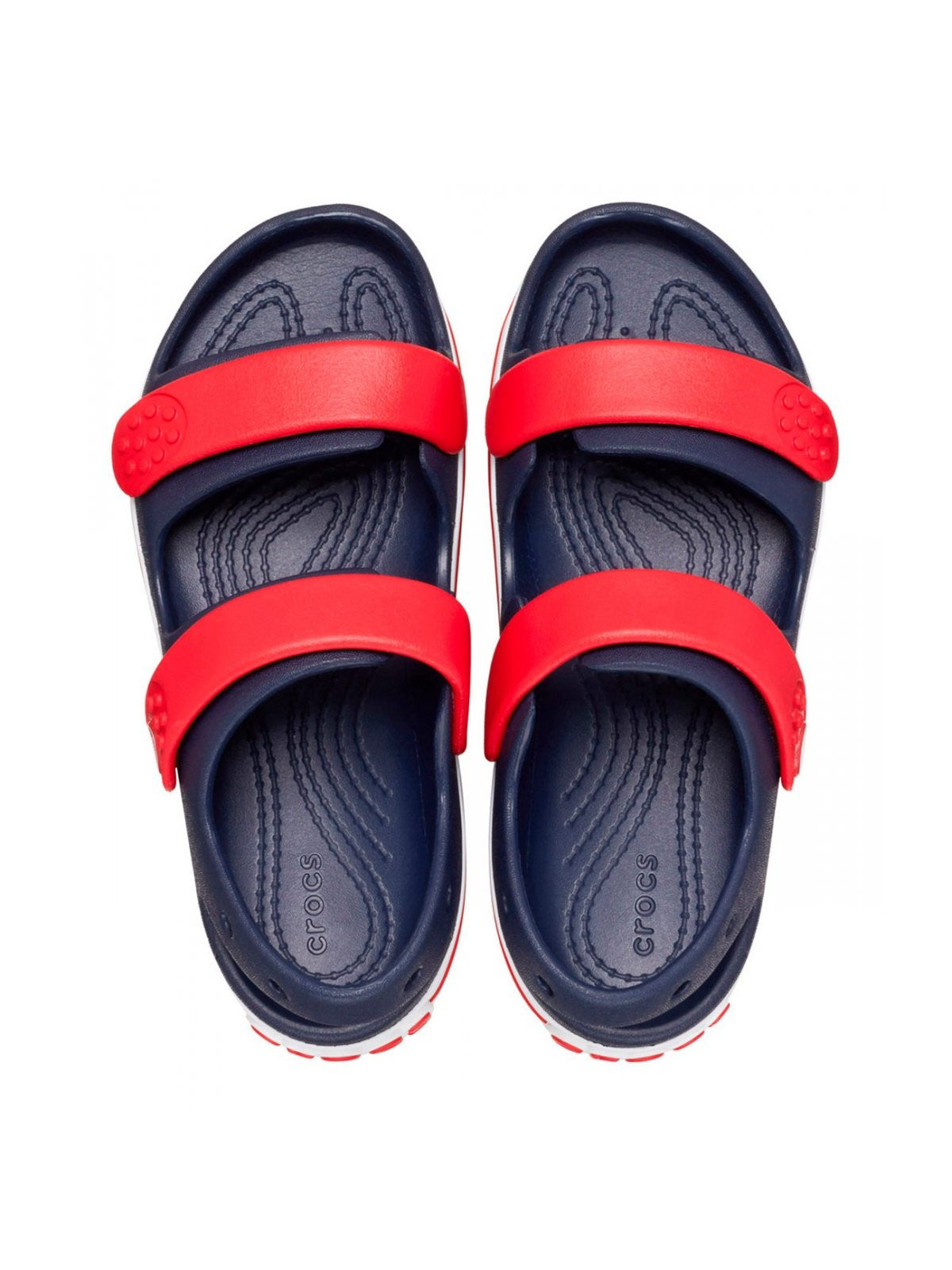 CROCS Sandalo Bambini e ragazzi Crocband Cruiser Sandal T NAVY/VARSITY RED - 209424 4OT gioboutiqueweb