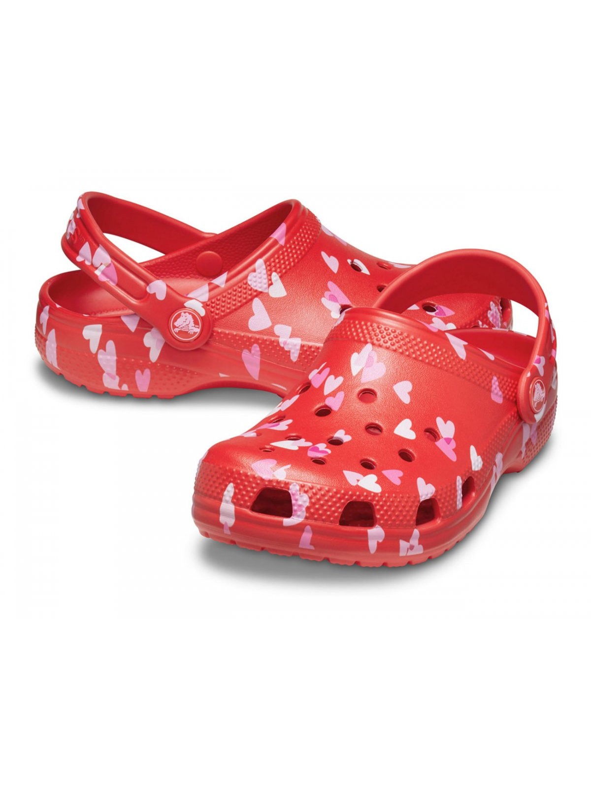 CROCS Sabot Bambine e ragazze Classic VDay Clog K Rosso - 209754 6ZR gioboutiqueweb