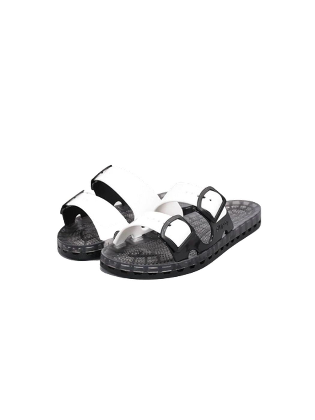 SENSI Ciabatta Unisex adulto la jolla black fluo Bianco - 4151/BF 002