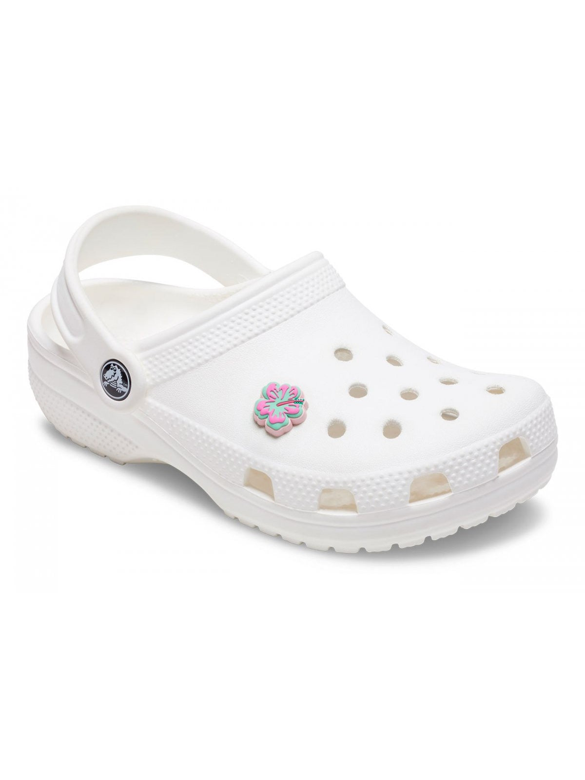 CROCS JIBBITZ Donna Turquoise and Pink Hibiscus Multicolore - CR.4734 JIB gioboutiqueweb