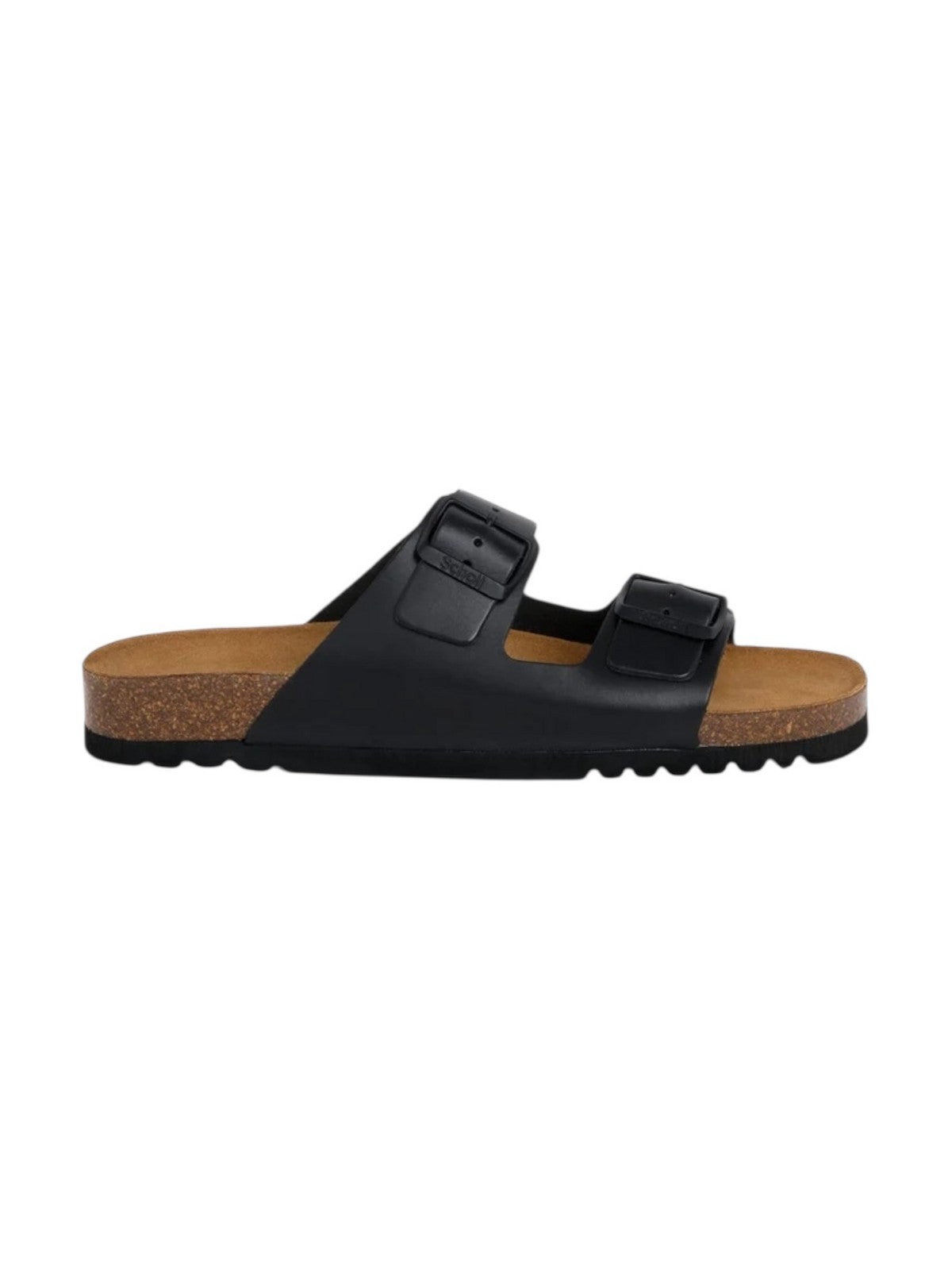 SCHOLL Sandalo Uomo JULIEN NEW BLACK LTR BLACK - F300761004 gioboutiqueweb
