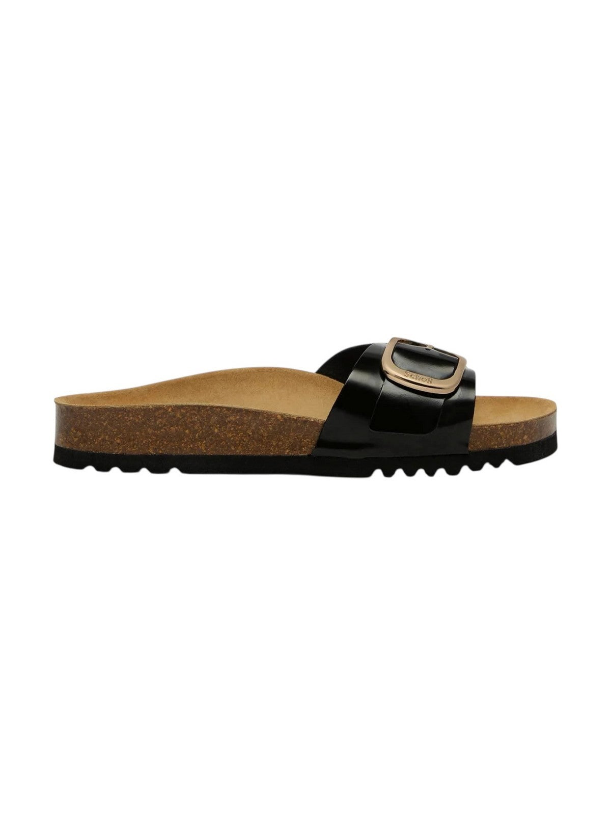 SCHOLL Sandalo Donna Kathleen Black Pat Ltr BLACK - F315191004 gioboutiqueweb