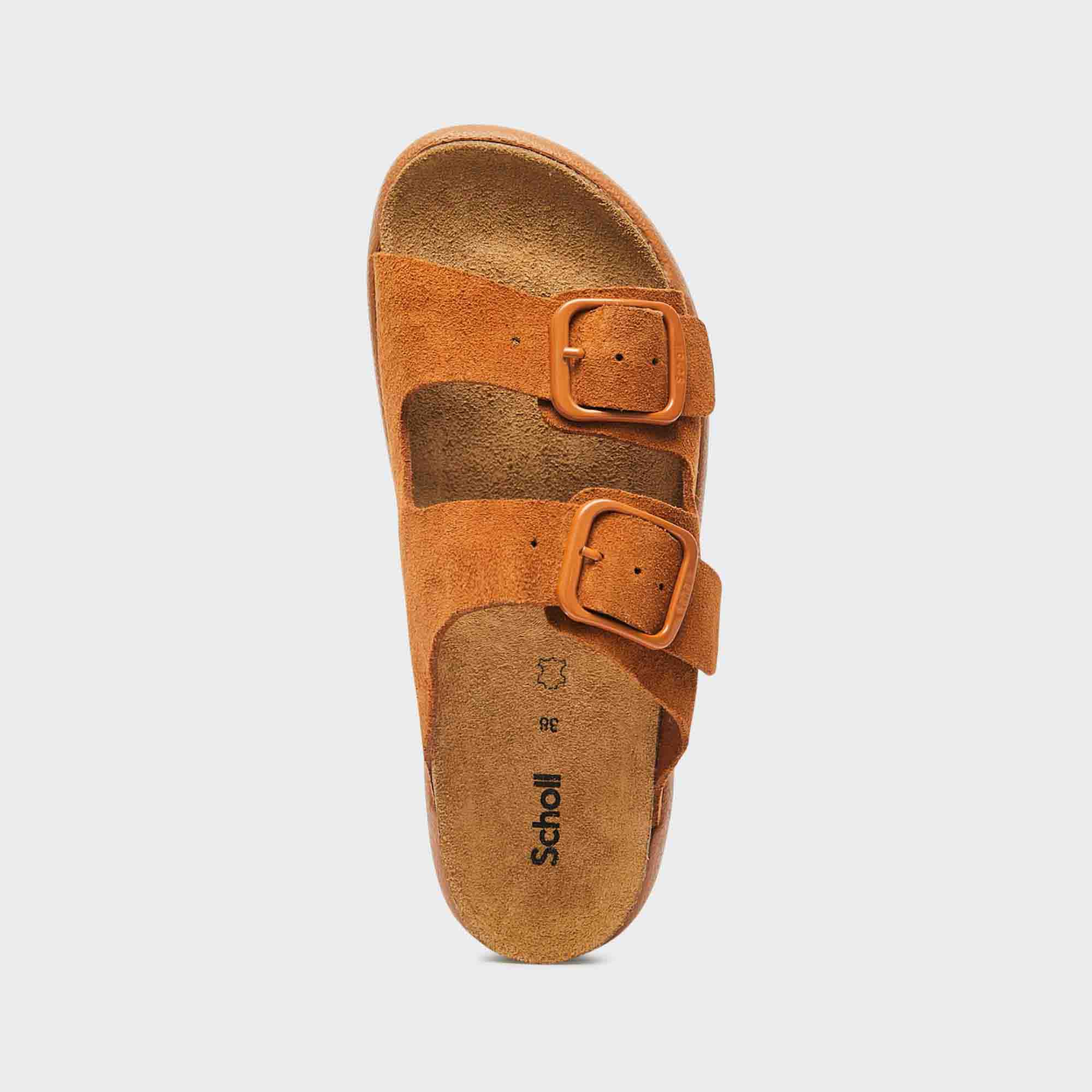 SCHOLL Sandalo Donna Noelle Chunky Cognac Sde COGNAC - F322491175 gioboutiqueweb