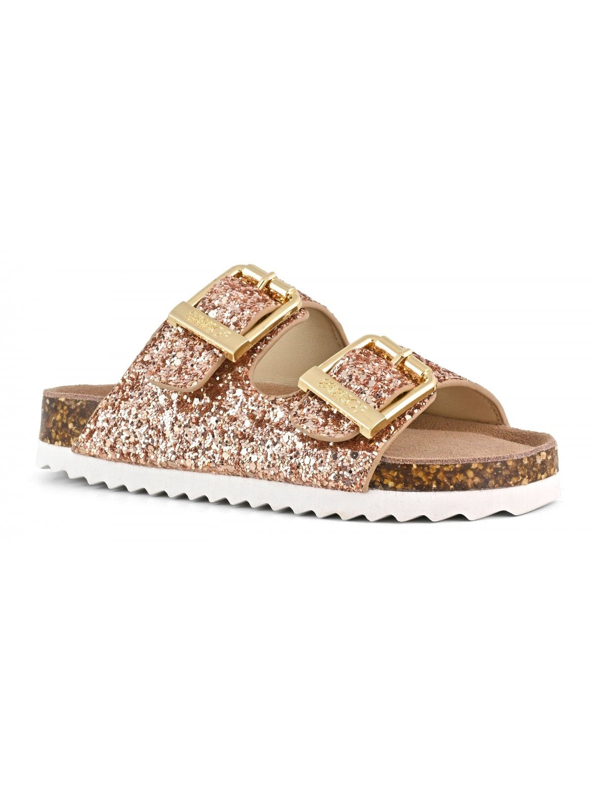 Colors Of California Sandalo Bambine e ragazze glitter sandal 2 buckles - HC.2415N PKGOL