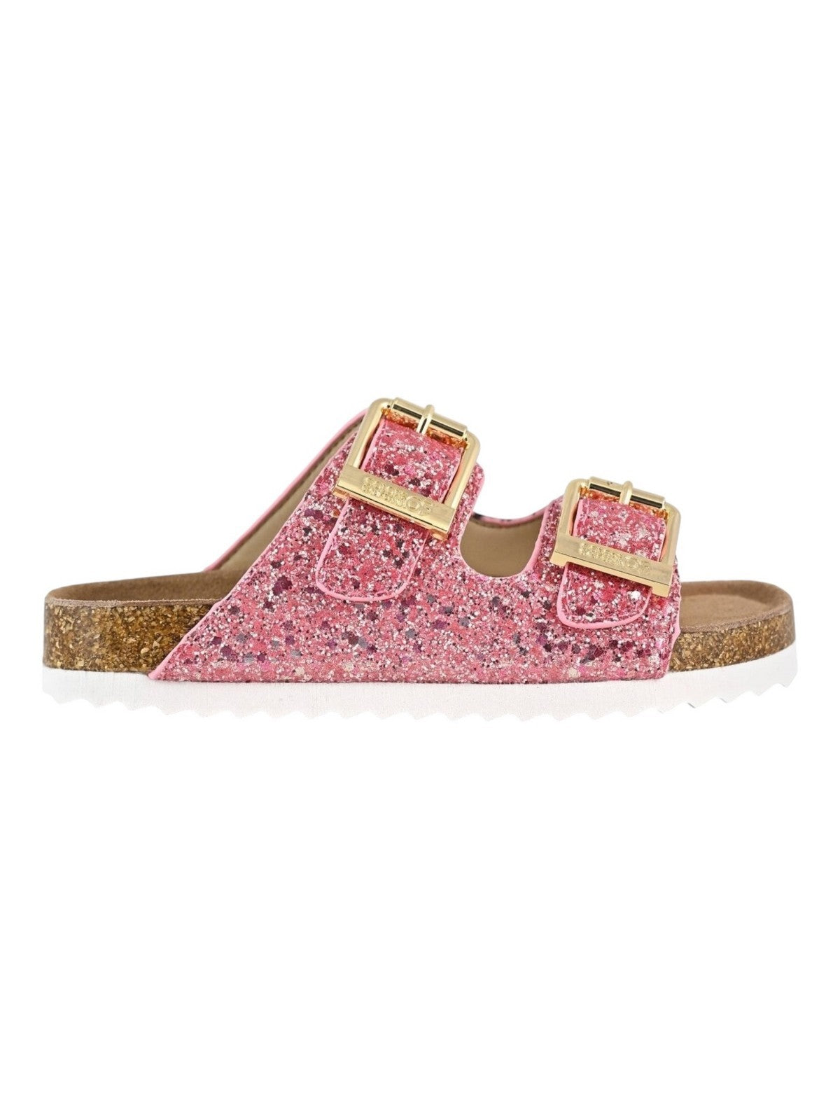 Colors Of California Sandalo Bambine e ragazze glitter sandal 2 buckles - HC.2415N SUNC