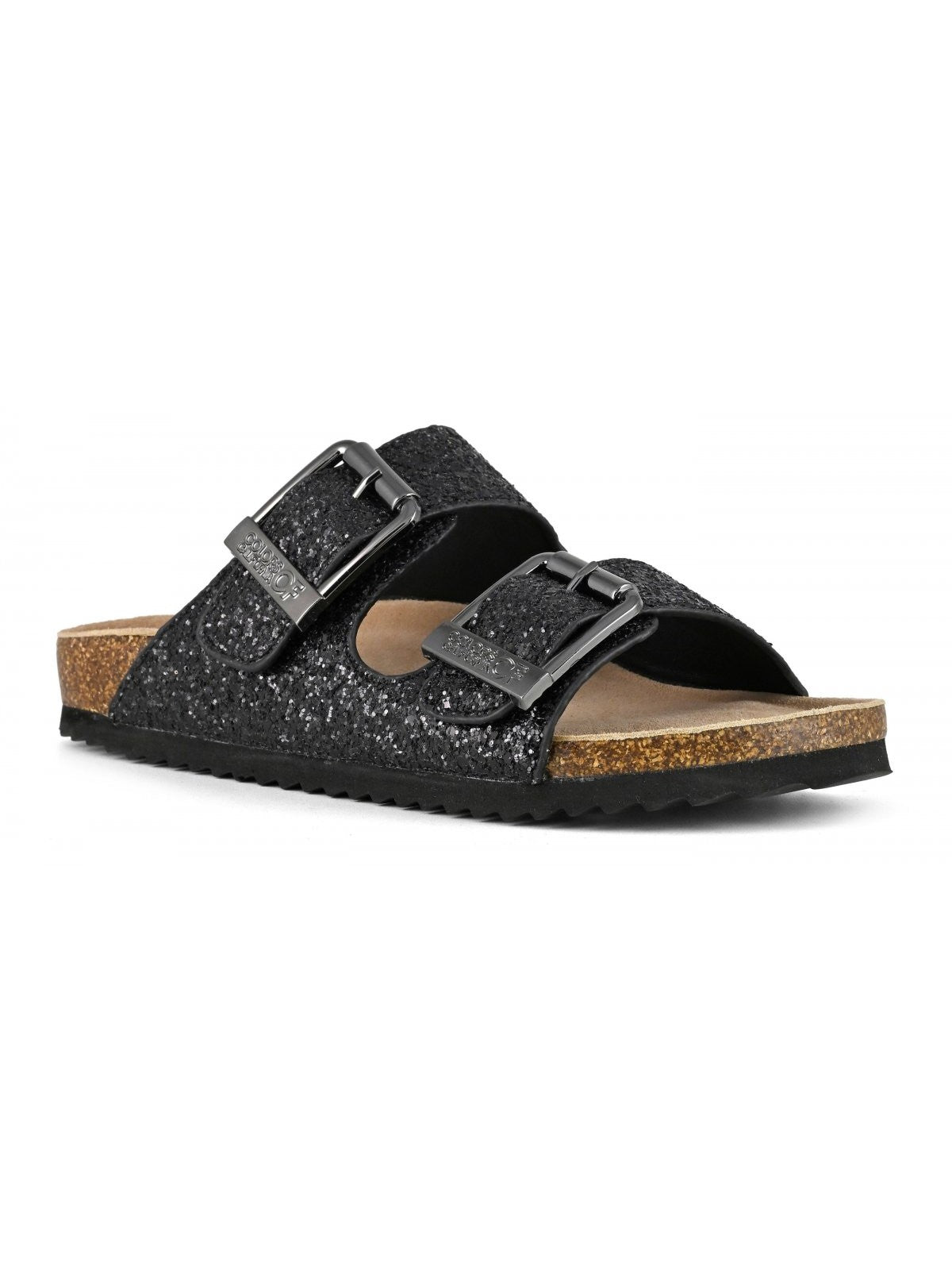 Colors Of California Sandalo Donna bio glitter metal buckles - HC.BIO35N BLA