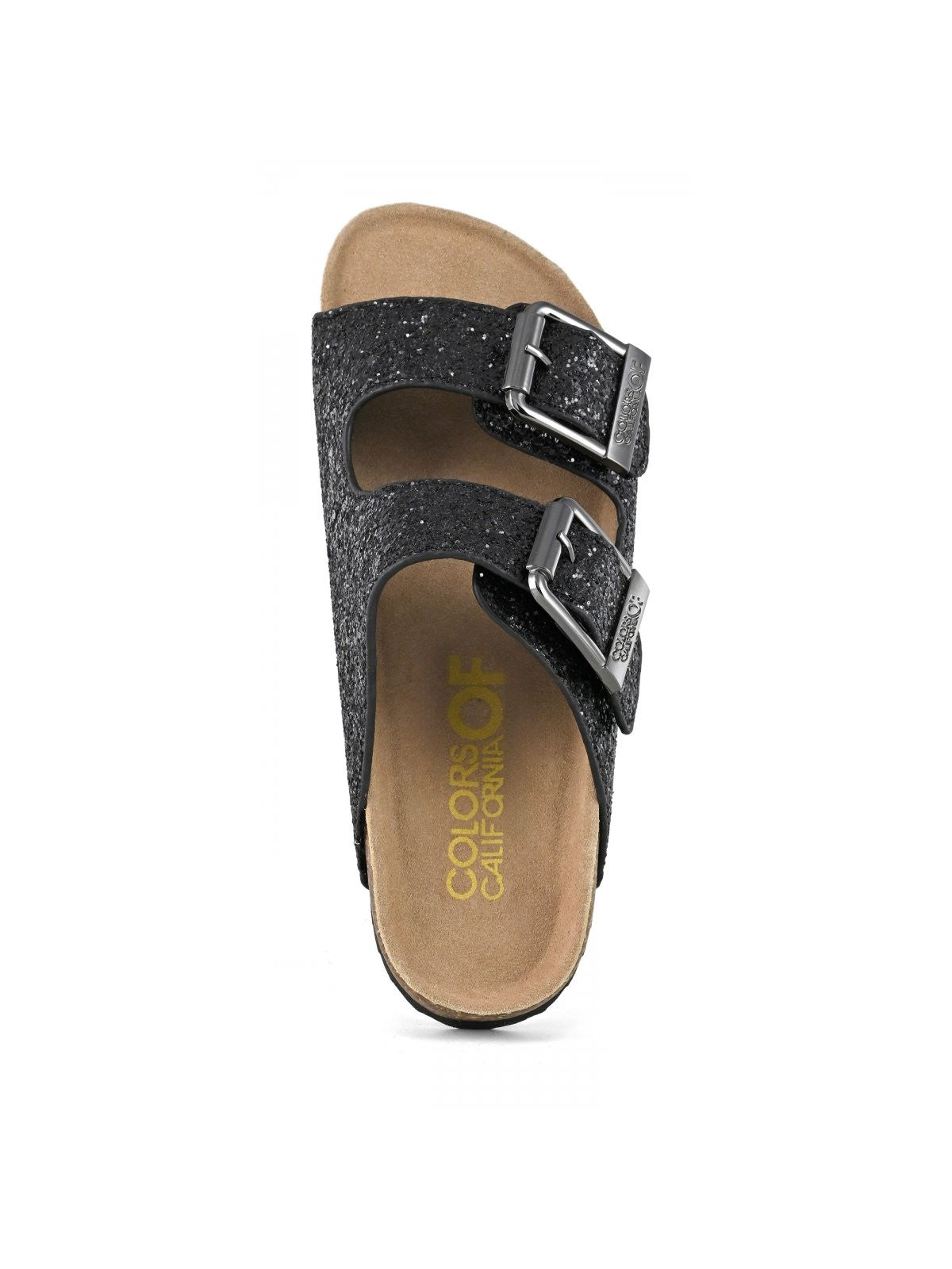 Colors Of California Sandalo Donna bio glitter metal buckles - HC.BIO35N BLA