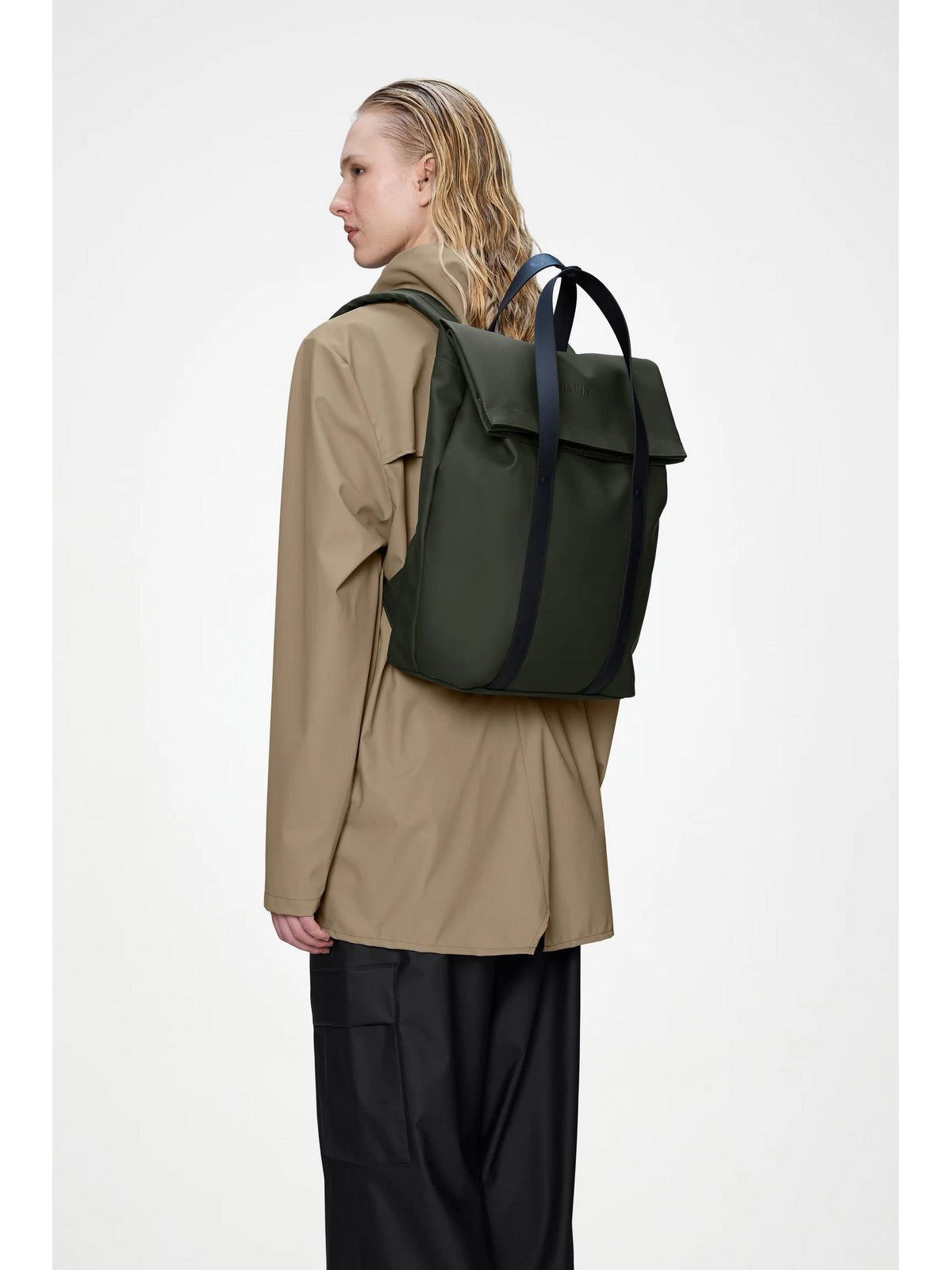 RAINS Zaino Unisex adulto  12940 03 GREEN GREEN