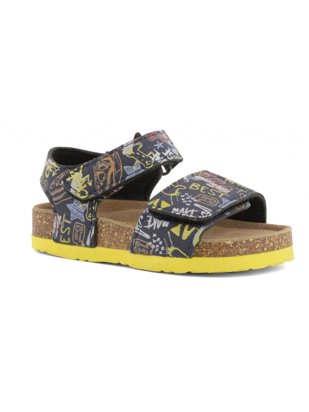 Colors Of California Ciabatta Bambini e ragazzi Baby Sandal Velcro Straps - HC.2402 MUL