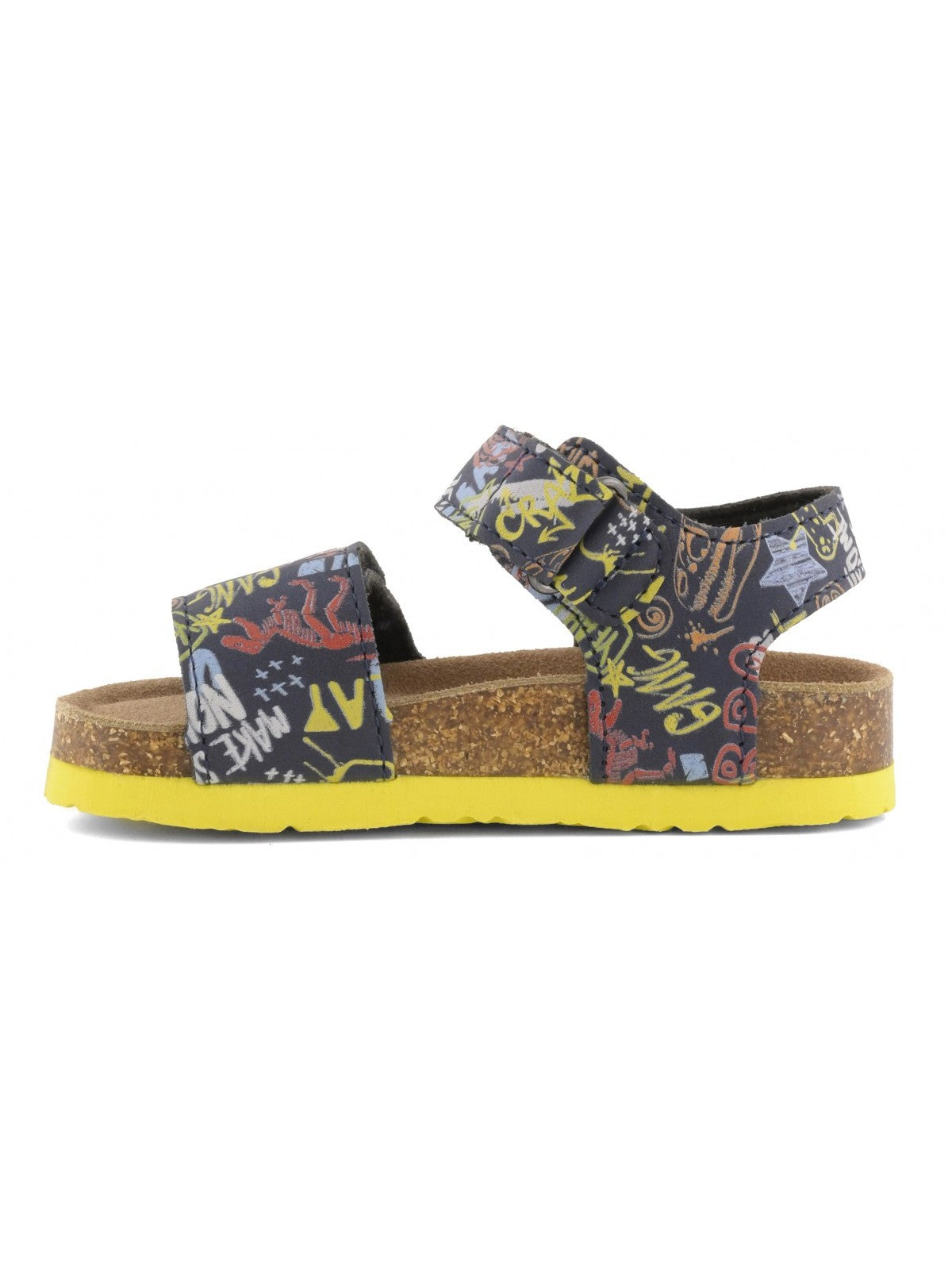 Colors Of California Ciabatta Bambini e ragazzi Baby Sandal Velcro Straps - HC.2402 MUL