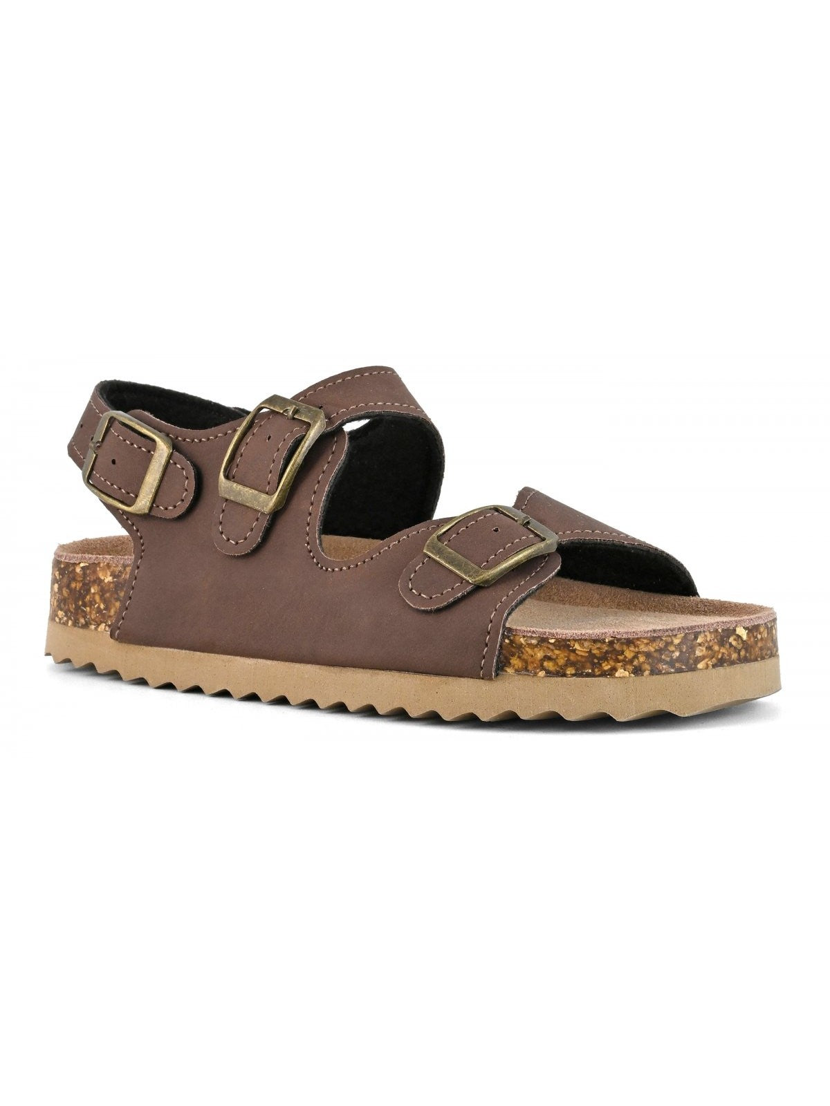 Colors Of California Ciabatta Bambini e ragazzi Boy Sandal 3 Buckles - HC.2412 COG
