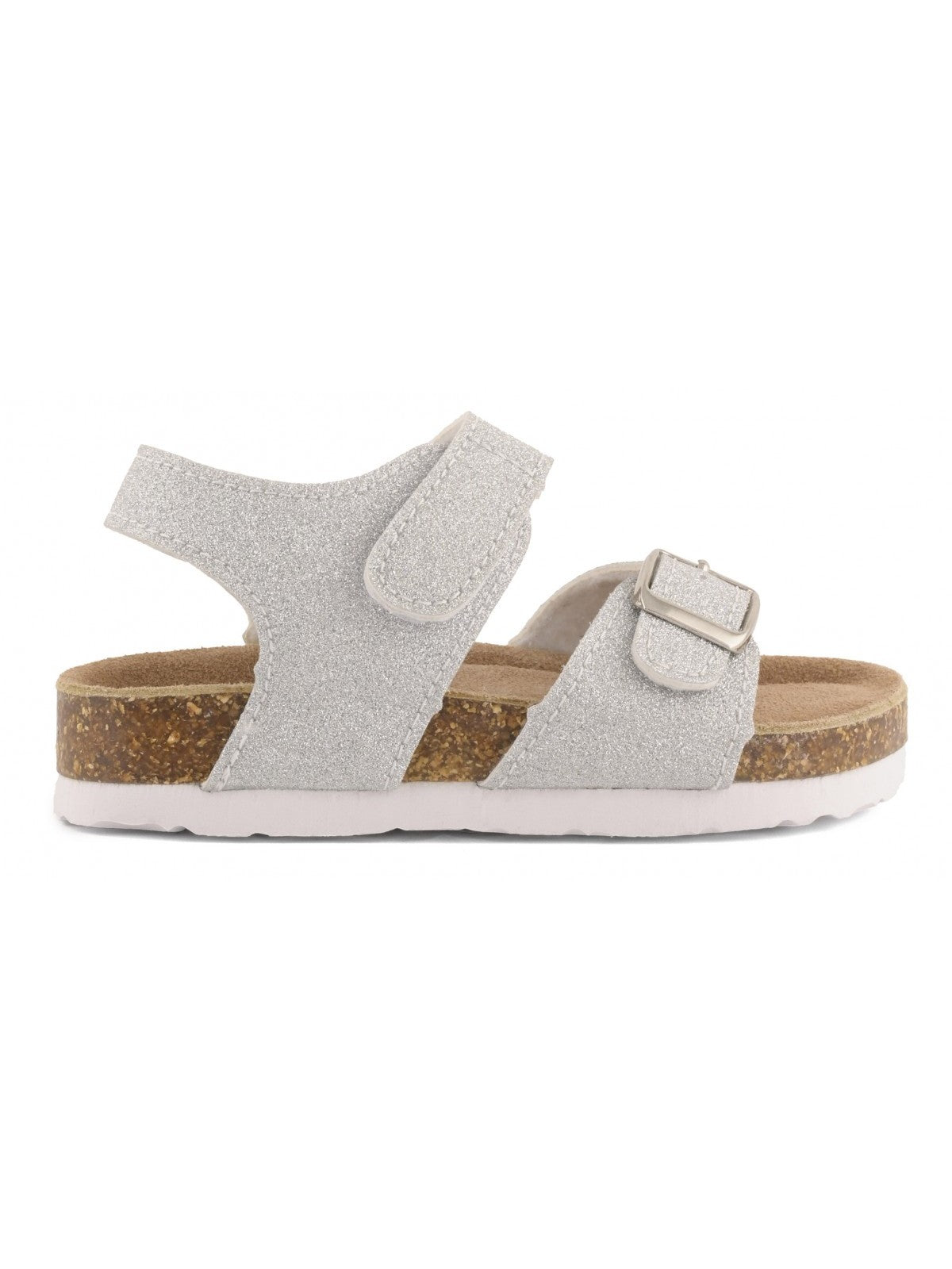 Colors Of California Ciabatta Bambine e ragazze Bio sandal microglitter - HC.3204 SIL