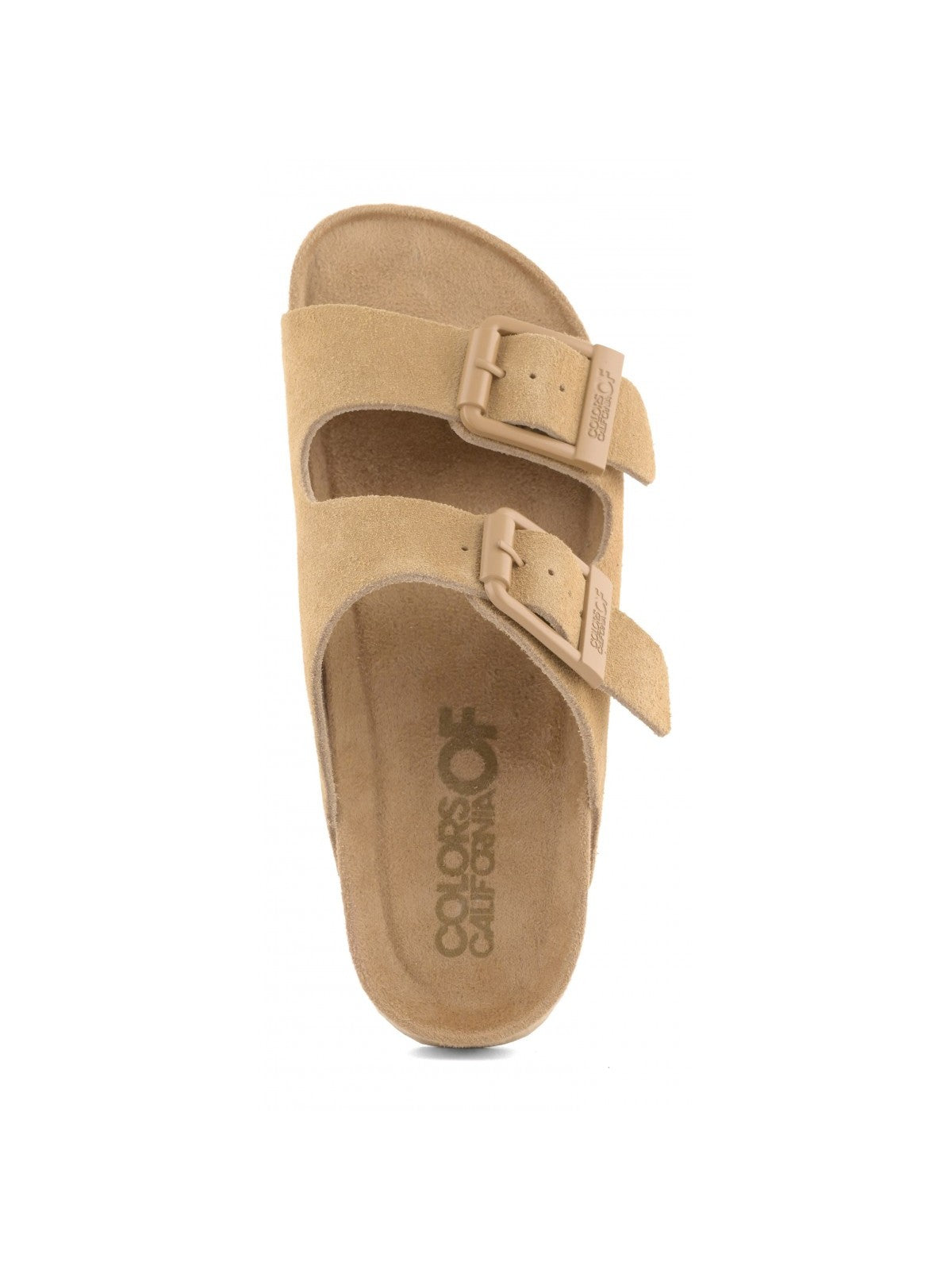Colors Of California Sandalo Donna Monocolor suede sandal - HC.BIO56N CAM