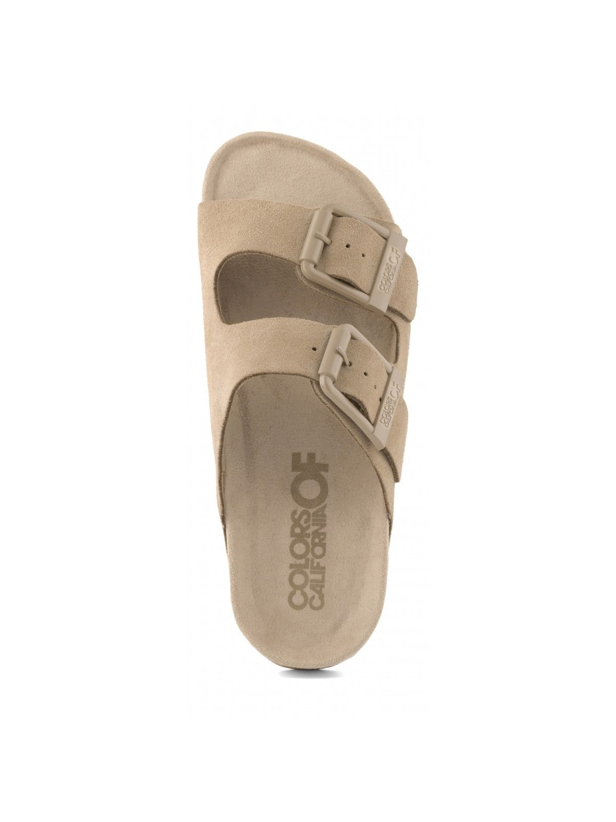 Colors Of California Sandalo Donna Monocolor suede sandal - HC.BIO56N MUD