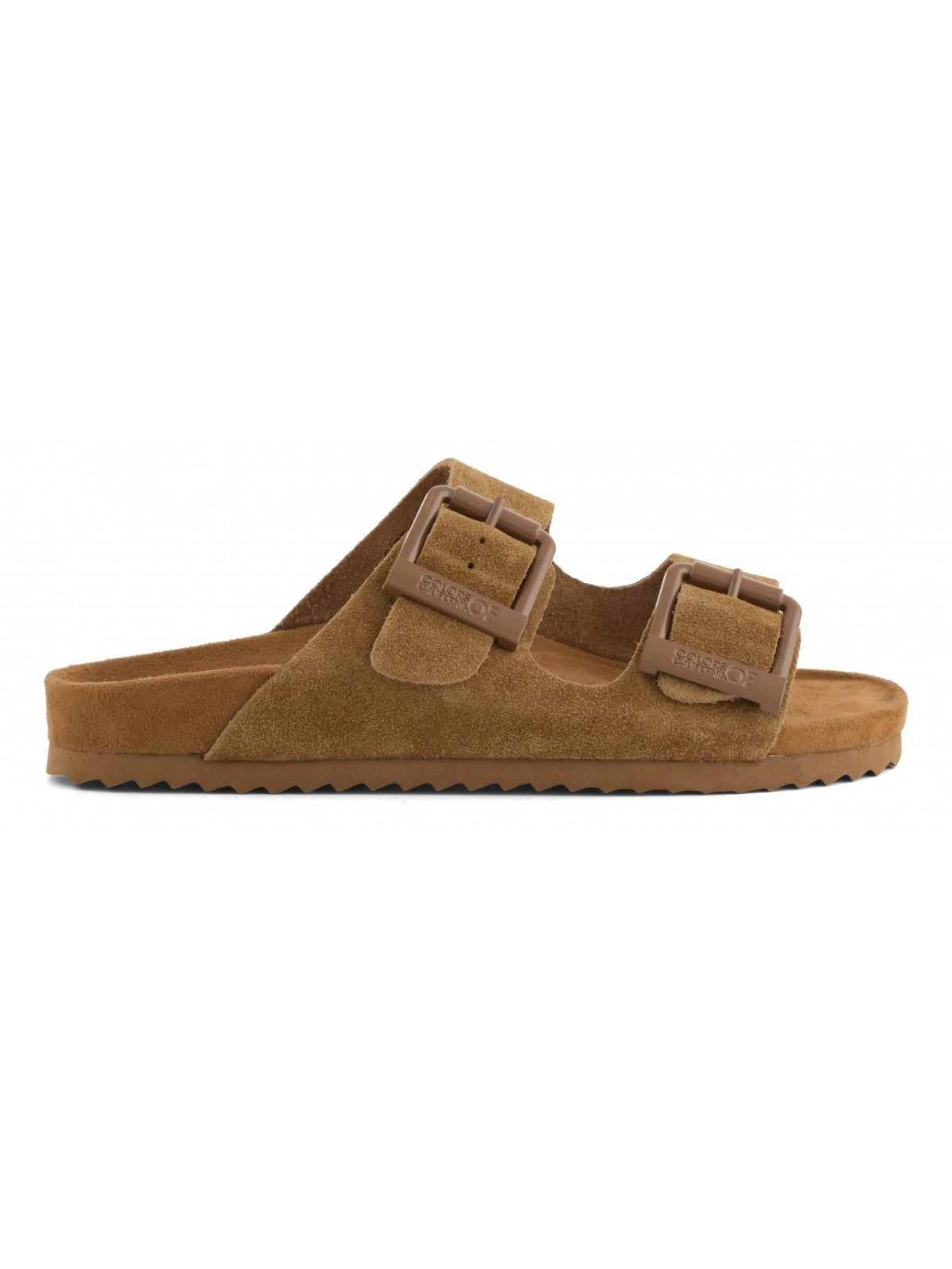 Colors Of California Sandalo Donna Monocolor suede sandal - HC.BIO56N TAN