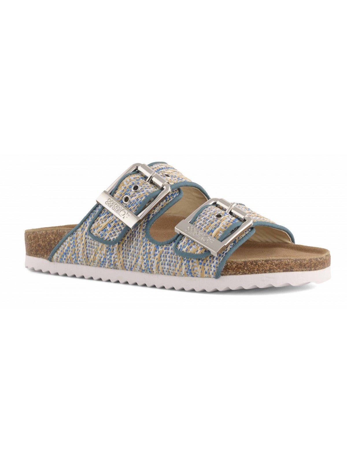 Colors Of California Sandalo Donna Sandal multicolor raffia - HC.BIO609 SEA