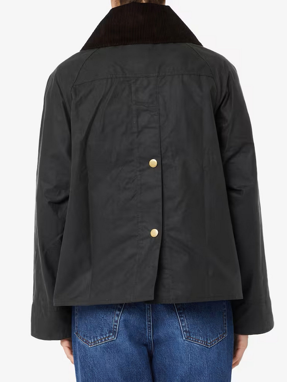 BARBOUR Giubbino Donna CATTON WAX LWX1333 SG51 SAGE/ANCIENT gioboutiqueweb