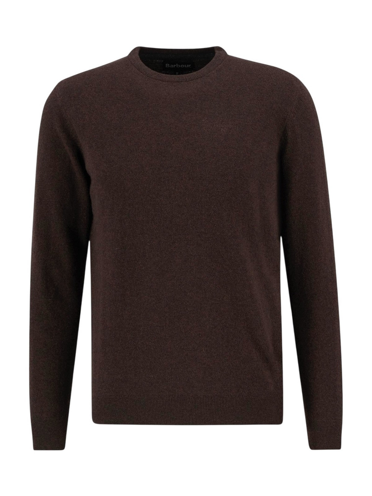 BARBOUR Maglione Uomo ESSENTIAL L MKN0345 BR17 DARK OAK
