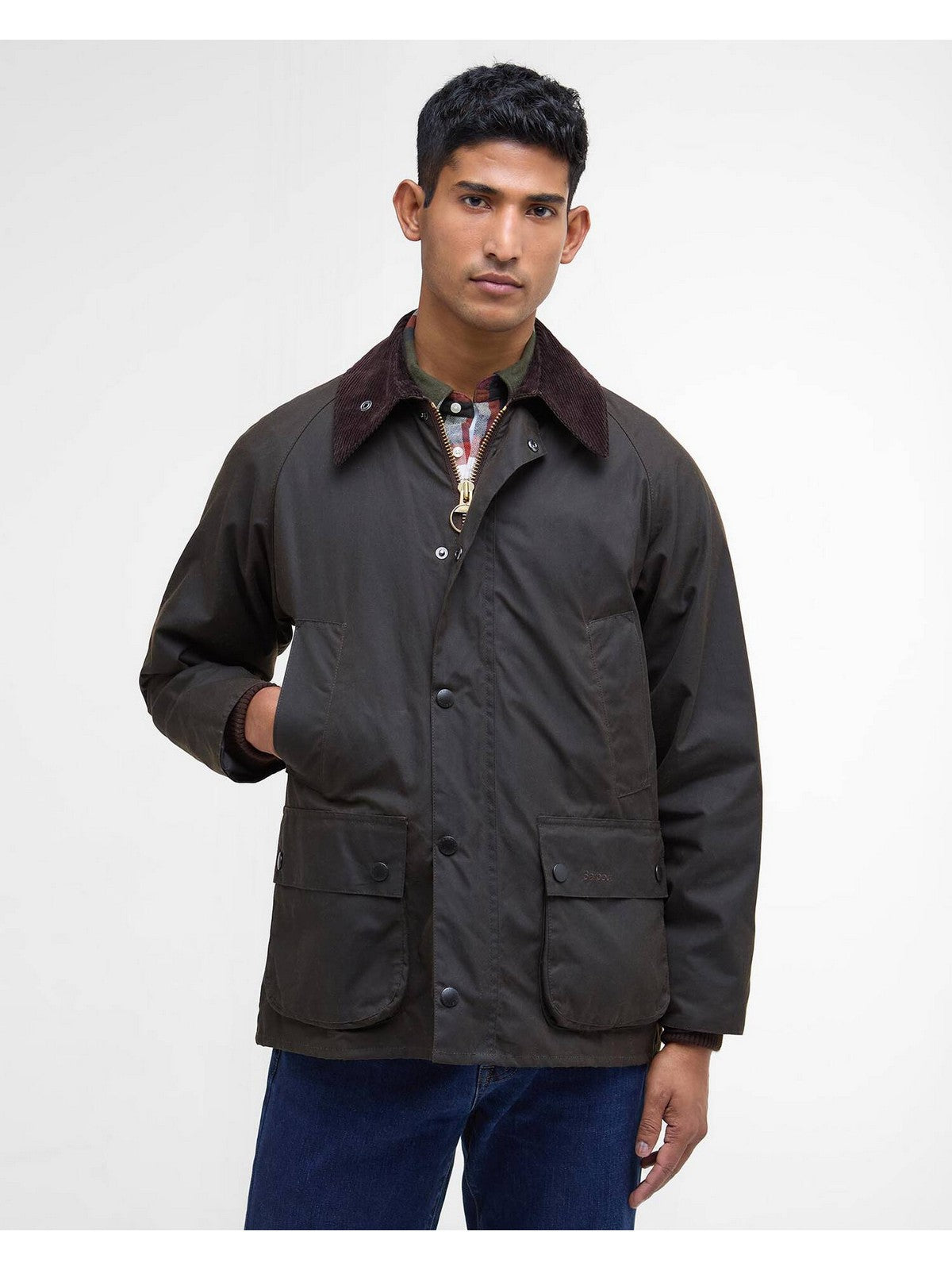 BARBOUR Giubbino Uomo CLASSIC BEDALE MWX0010 OL71 OLIVE