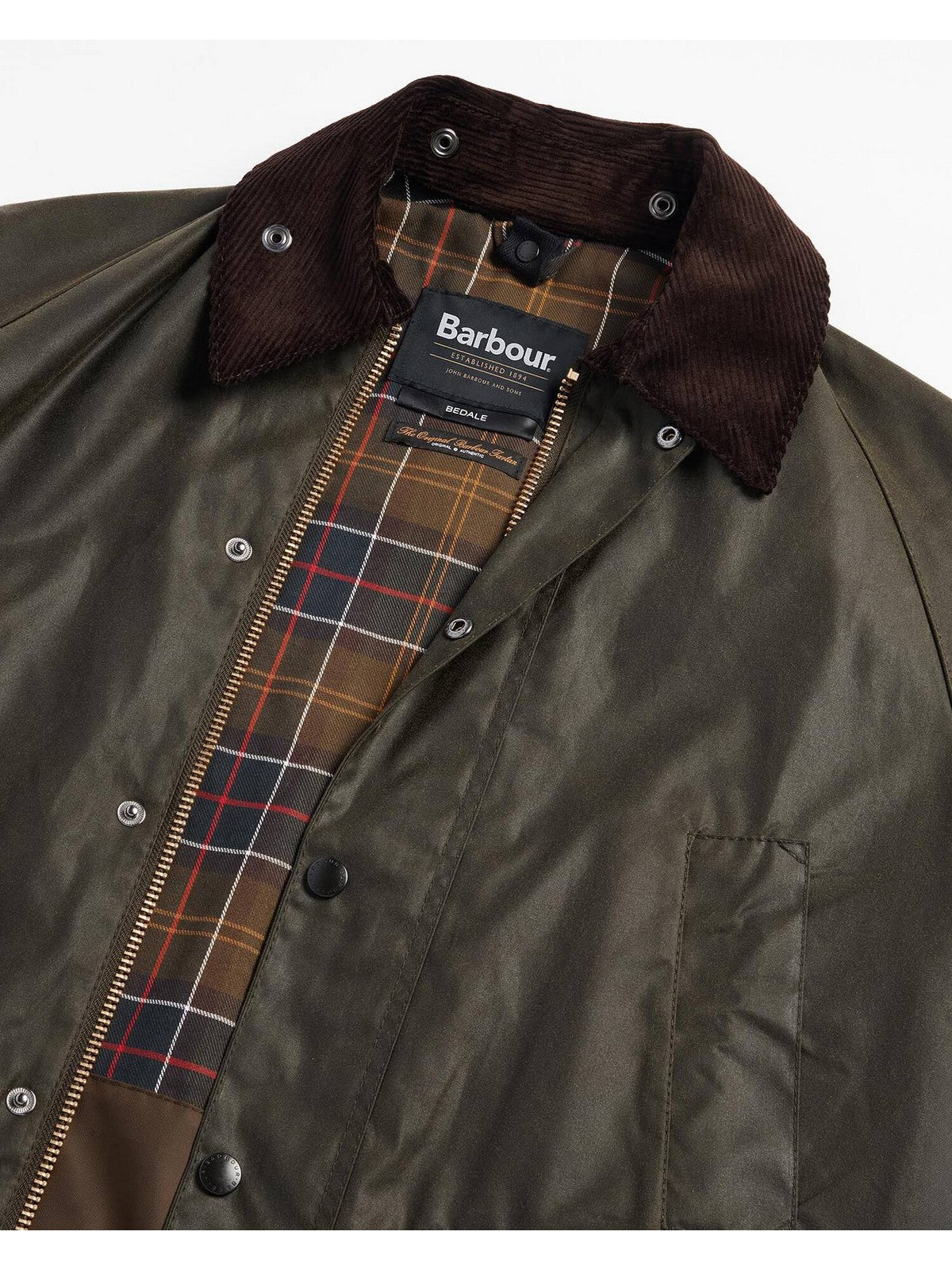 BARBOUR Giubbino Uomo Bedale MWX0018 OL99 ARCHIVE OLIVE