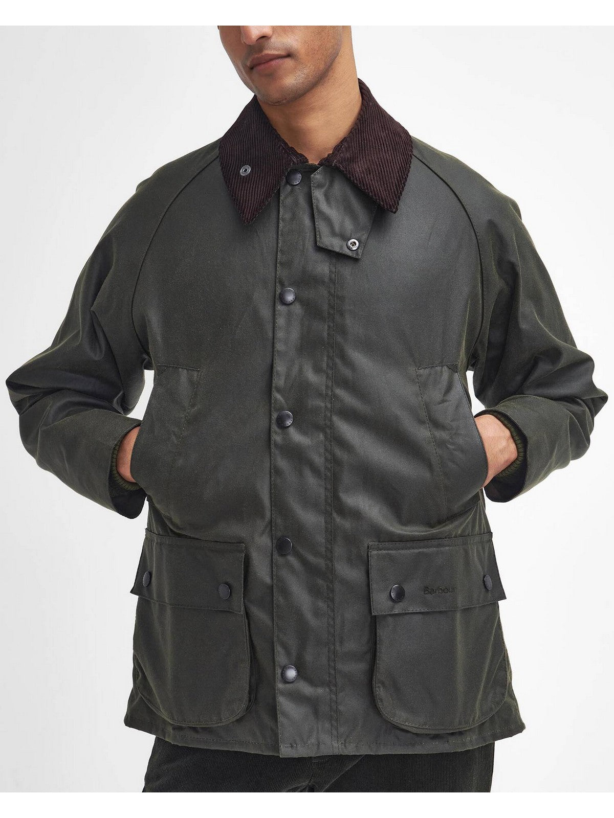BARBOUR Giubbino Uomo Bedale MWX0018 OL99 ARCHIVE OLIVE