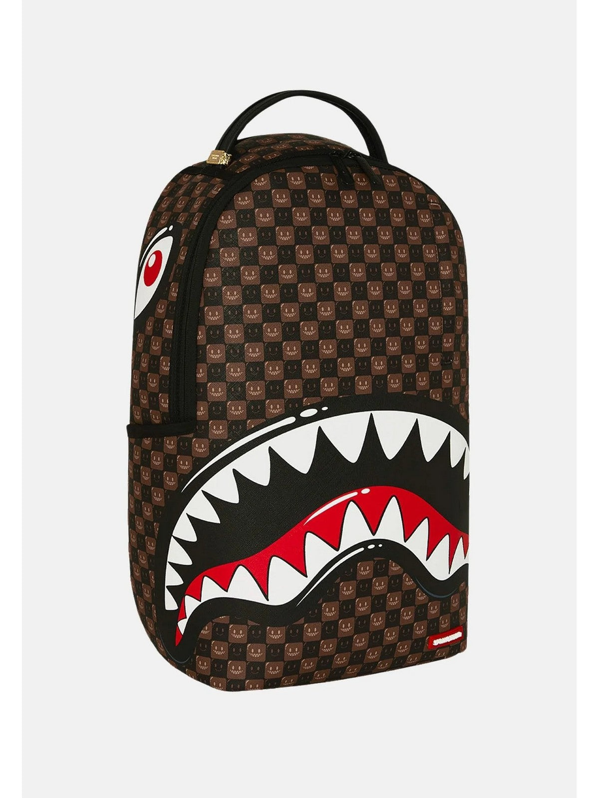SPRAYGROUND Zaino Unisex adulto SHARKS IN PARIS WTF BUBBLE BROWN CHECK BACKPACK - 910B8634NSZ