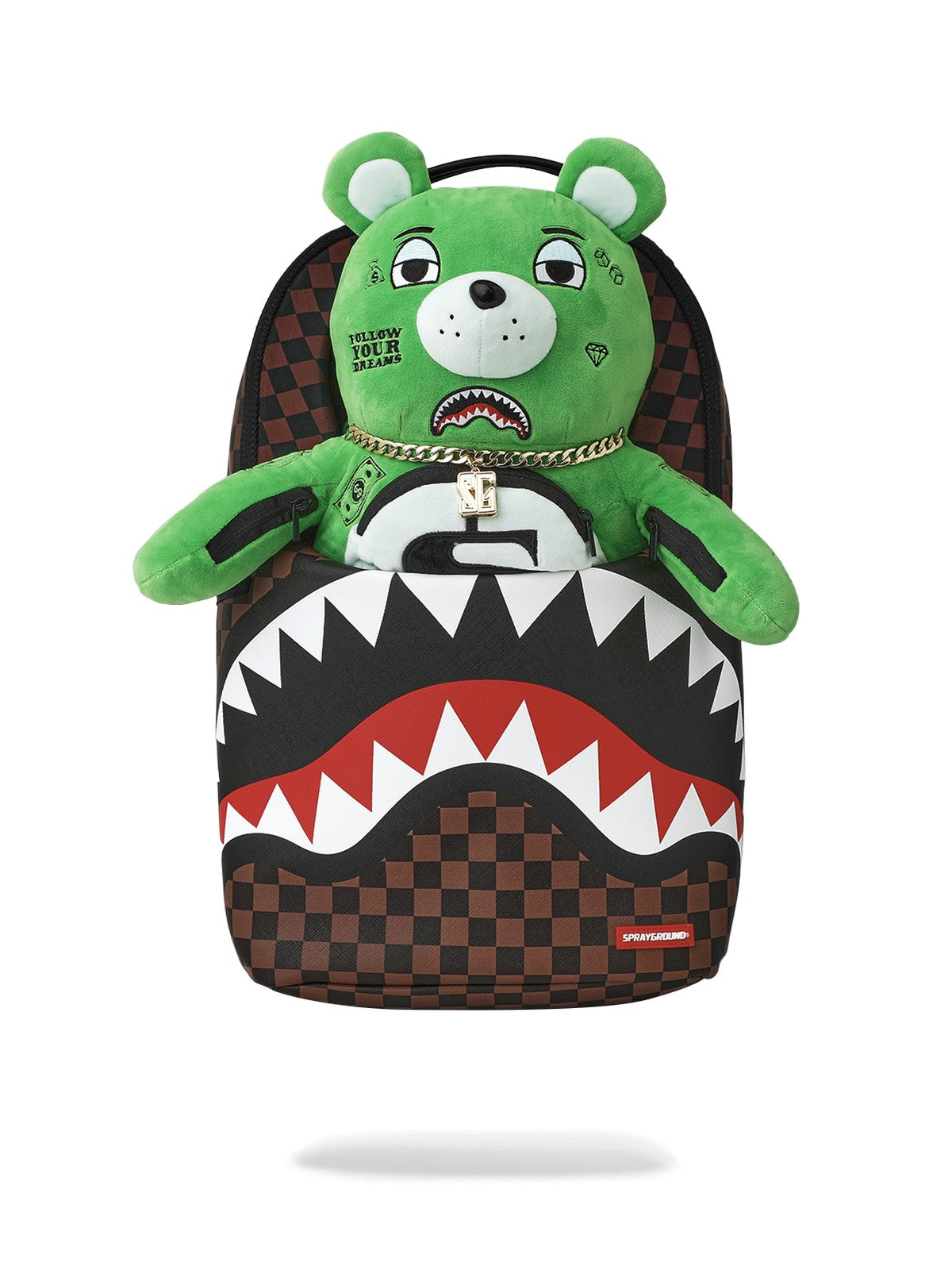 SPRAYGROUND Zaino Unisex adulto BEAR POUCH 2N1 BACKPACK - 910B8856NSZ gioboutiqueweb