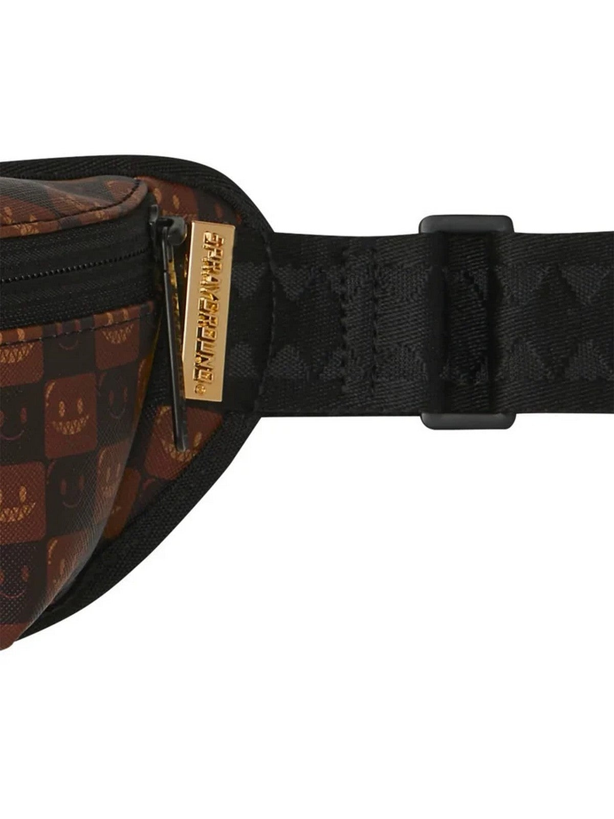 SPRAYGROUND Marsupio Unisex adulto SHARKS IN PARIS WTF BUBBLE BROWN CHECK CROSSBODY - 910B9309NSZ