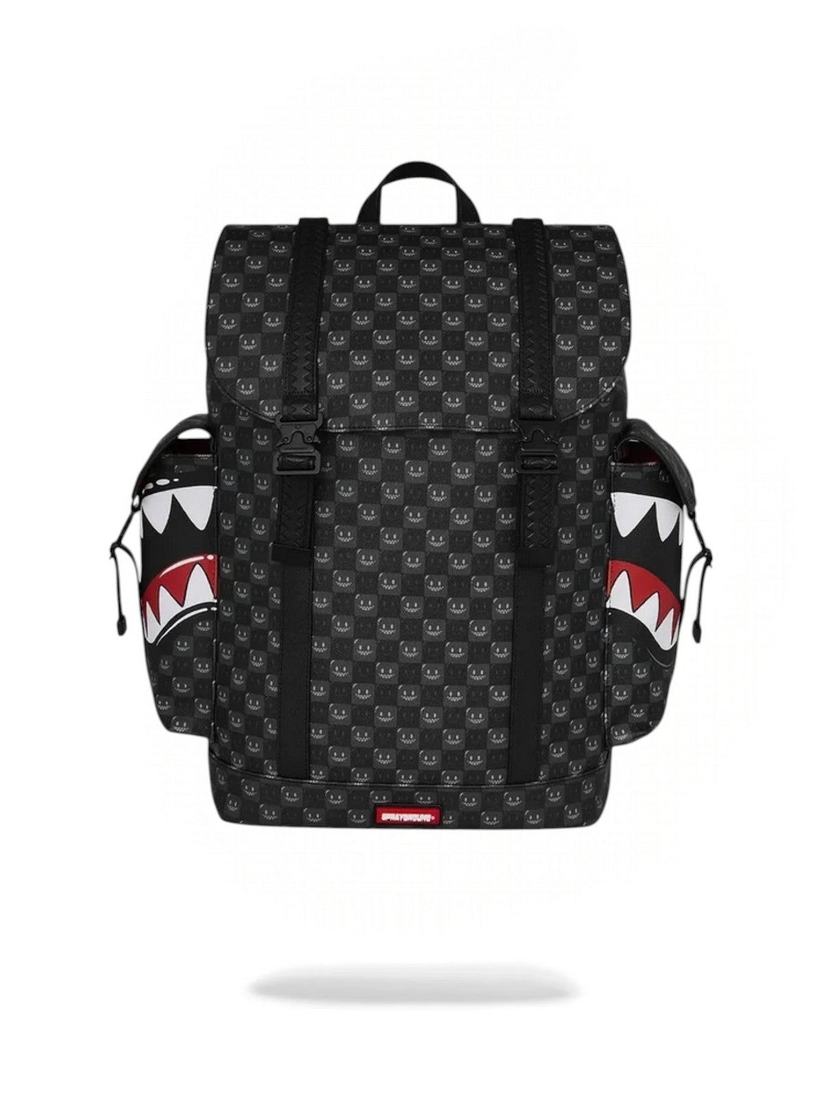 SPRAYGROUND Zaino Unisex adulto SHARKS IN PARIS WTF BUBBLY BLACK CHECK MONTE CARLO - 910B9311NSZ