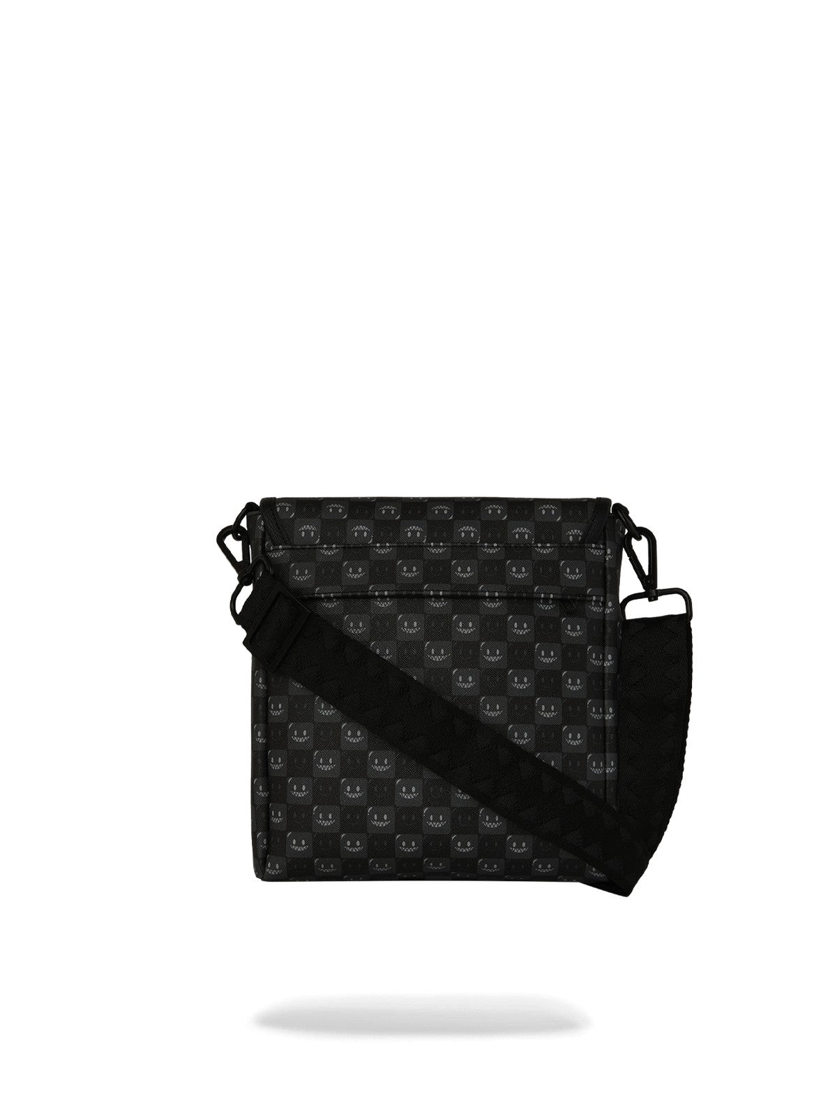 SPRAYGROUND Tracolla Unisex adulto SHARKS IN PARIS WTF BUBBLY BLACK CHECK MESSENGER SLING - 910B9314NSZ