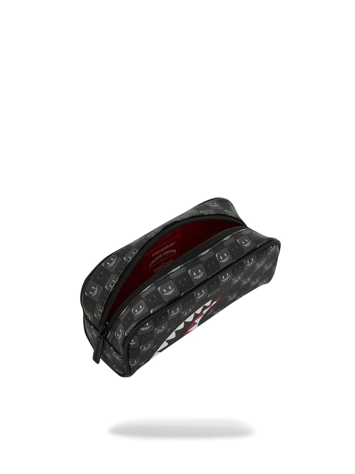 SPRAYGROUND Pochette Unisex adulto SHARKS IN PARIS WTF BUBBLY BLACK CHECK POUCH - 910B9316NSZ