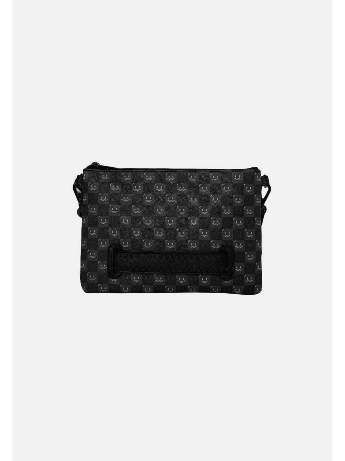 SPRAYGROUND Pochette Unisex adulto SHARKS IN PARIS WTF BUBBLY BLACK CHECK CROSSOVER CLUTCH - 910B9318NSZ