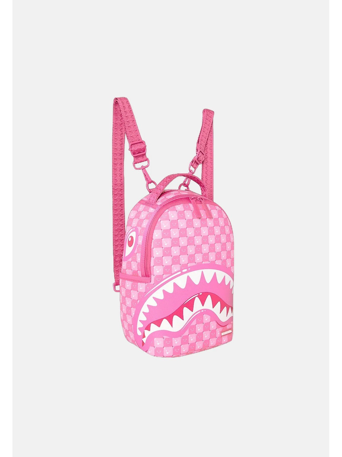 SPRAYGROUND Zaino Donna PINK NEW CHECK FACES MINI BACKPACK - 910B9319NSZ