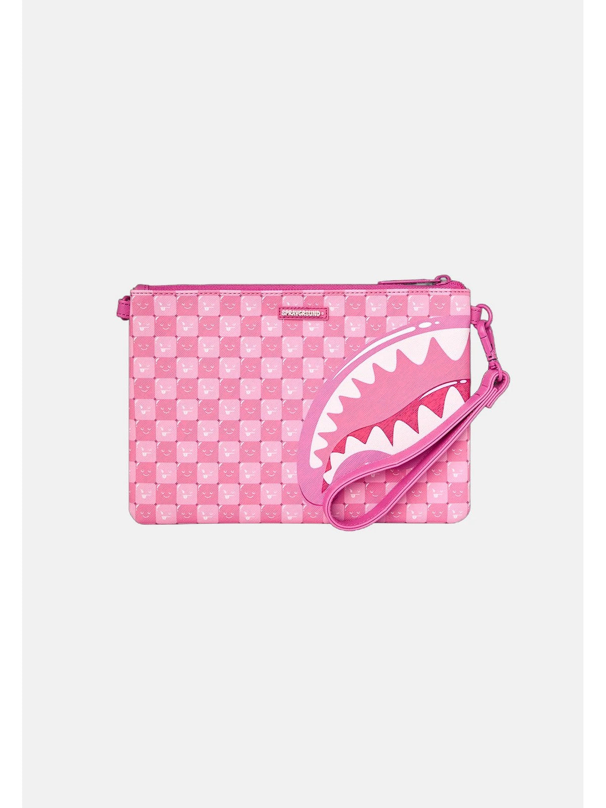 SPRAYGROUND Pochette Donna PINK NEW CHECK FACES CROSSOVER CLUTCH - 910B9321NSZ