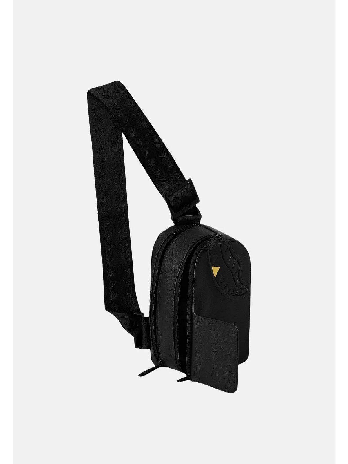 SPRAYGROUND Zaino Unisex adulto BLACKED OUT EMBOSSED GOLD TOOTH BACKPACK SLING - 910B9326NSZ gioboutiqueweb