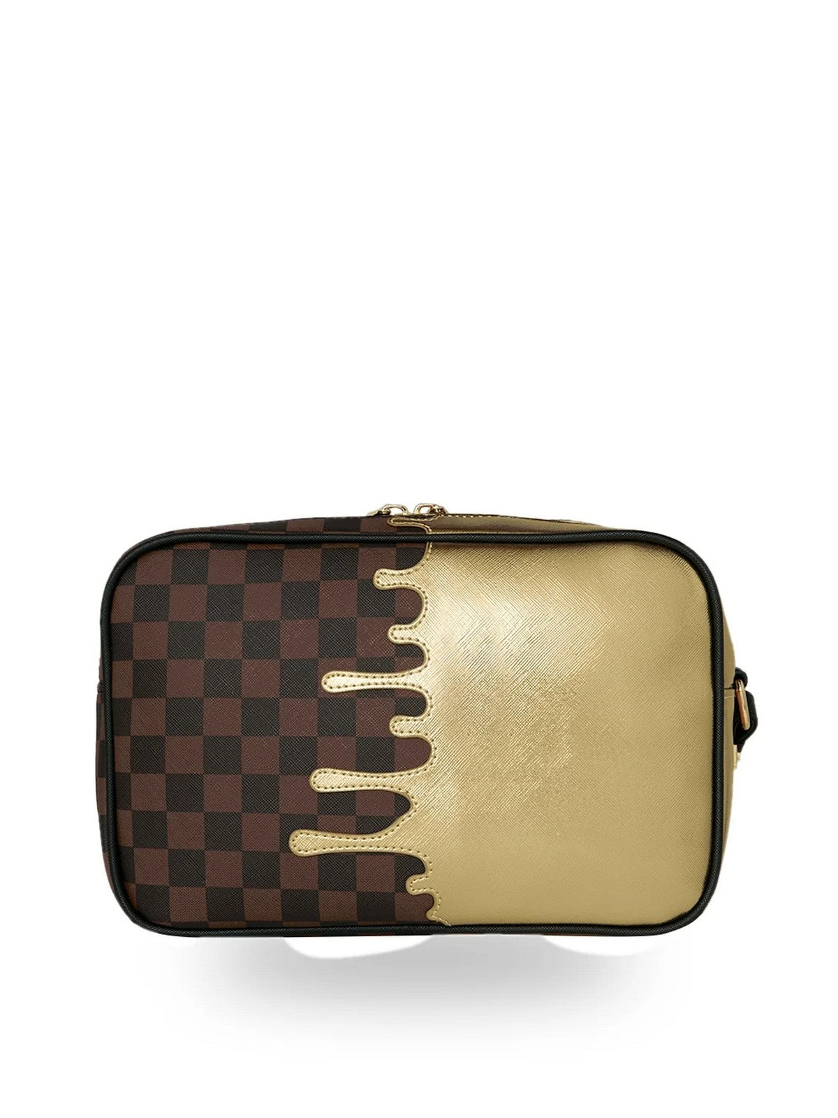 SPRAYGROUND Zaino Unisex adulto SHARKS IN PARIS GOLD DRIP TOILETRY BRICK - 910B9343NSZ