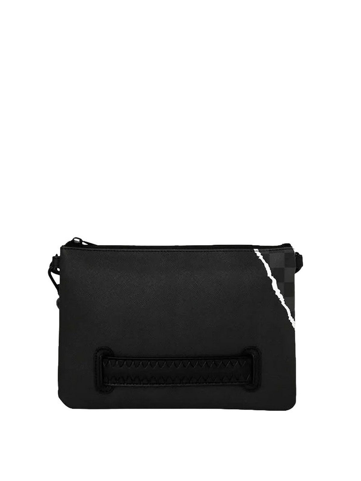 SPRAYGROUND Pochette Unisex adulto CENTER RIP REVEALING GRAY CHECK CROSSOVER CLUTCH - 910B9350NSZ