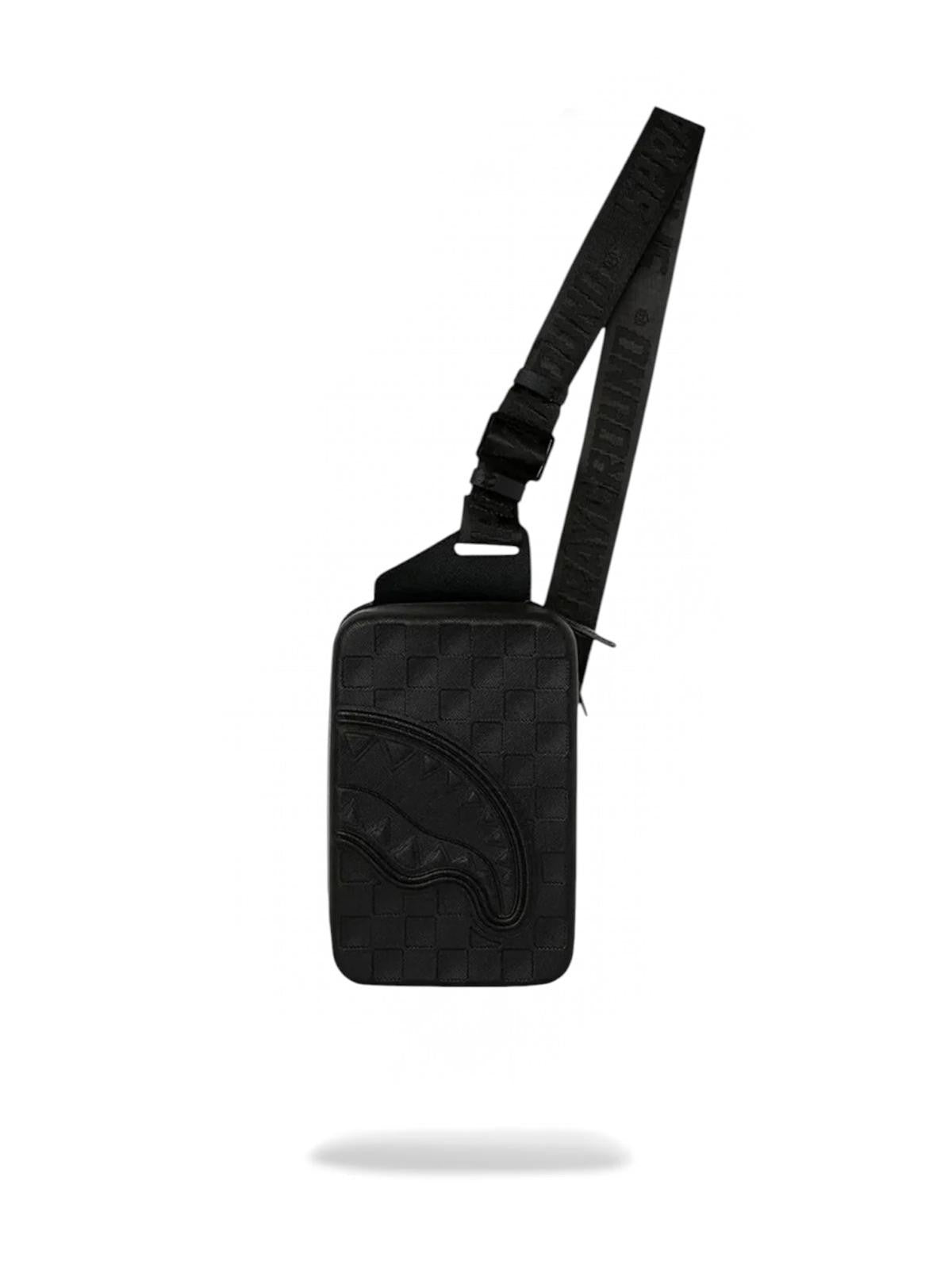 SPRAYGROUND Tracolla Unisex adulto RAISED CHECK HARD SHELL SLING - 910B9557NSZ
